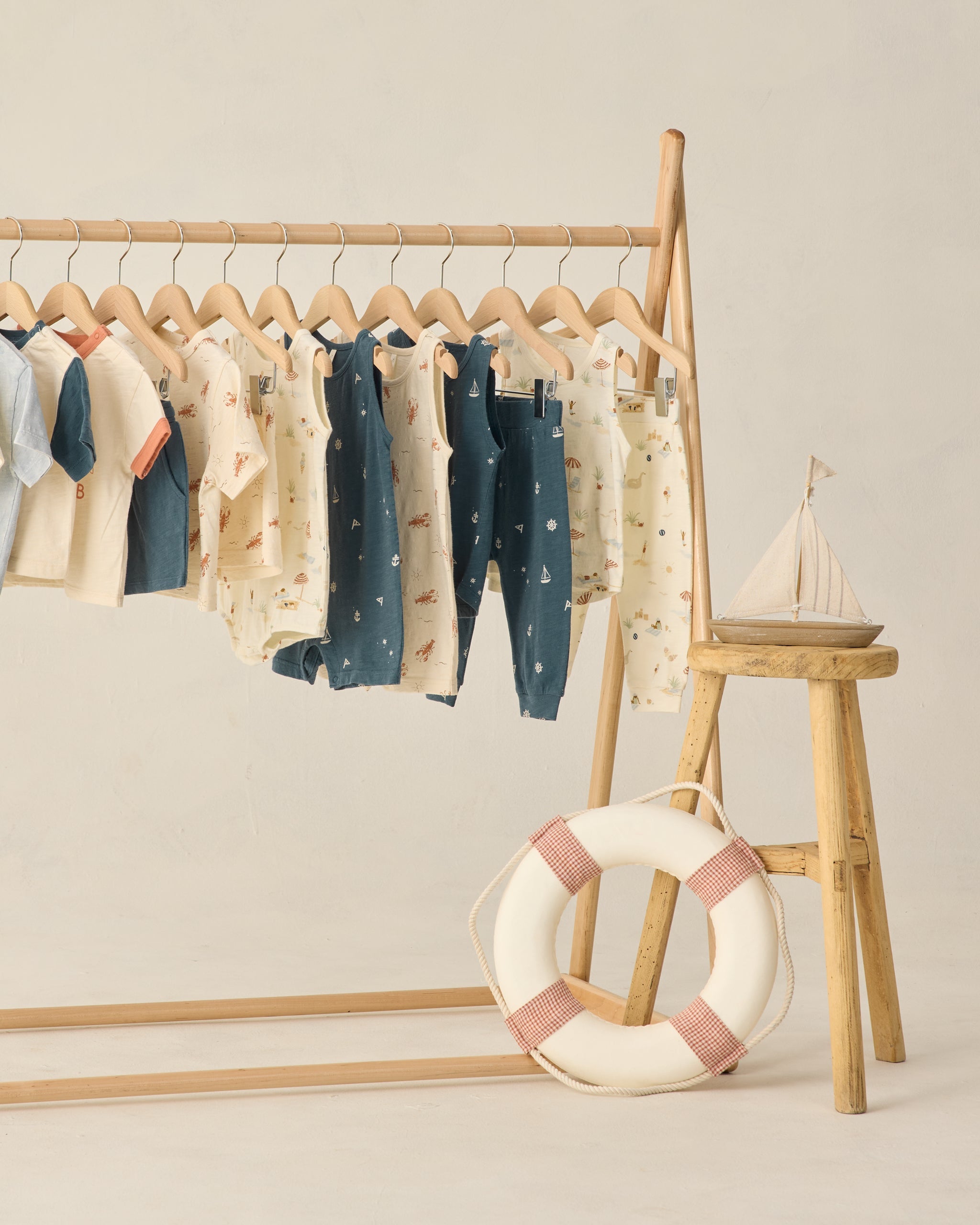 Tank + Slouch Pant Set Maritime - Rylee + Cru | Kids Clothes | Trendy Baby Clothes | Modern Infant Outfits |