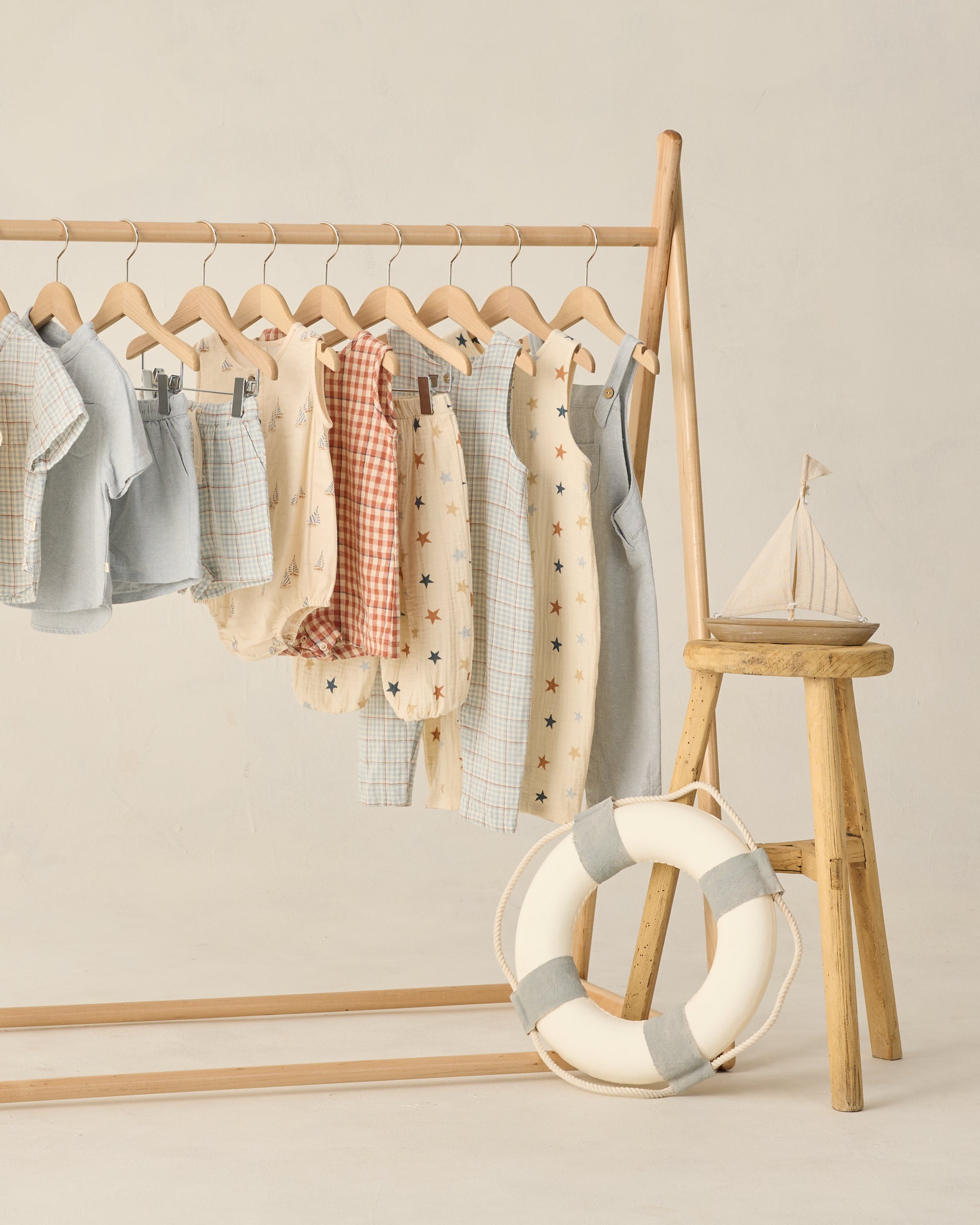 Baby Overall Heathered Light Blue - Rylee + Cru | Kids Clothes | Trendy Baby Clothes | Modern Infant Outfits |