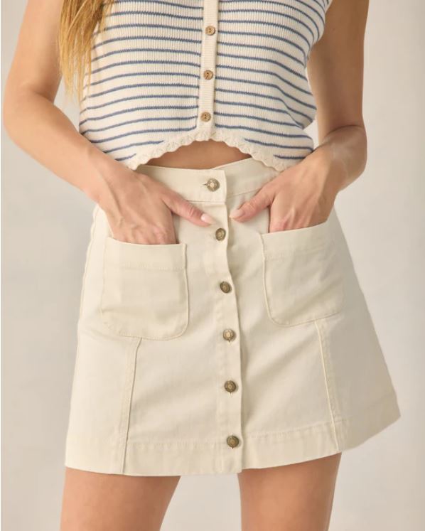 Women's Denver Mini Skirt Natural