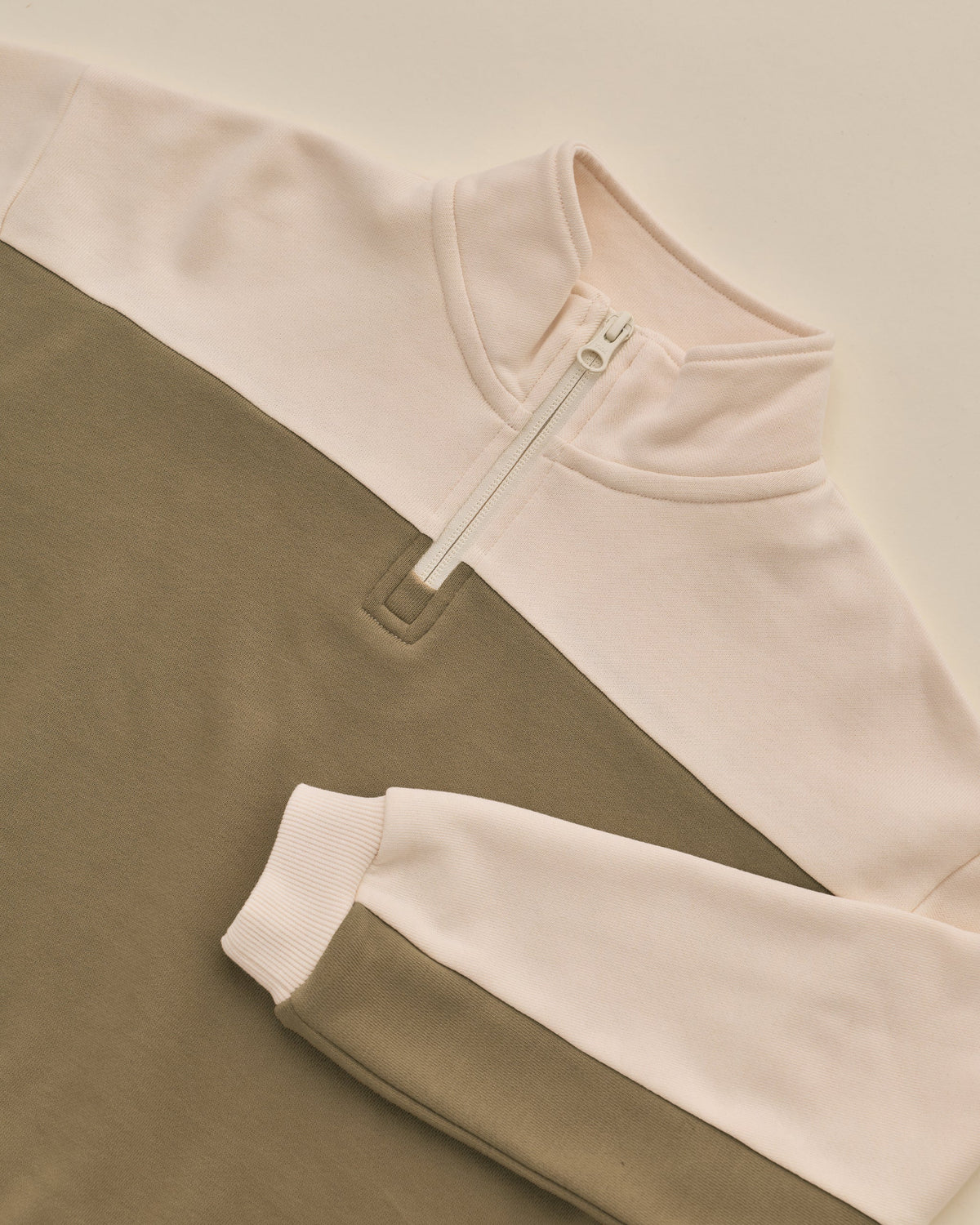 Quarter Zip Crew Olive - Rylee + Cru | Kids Clothes | Trendy Baby Clothes | Modern Infant Outfits |