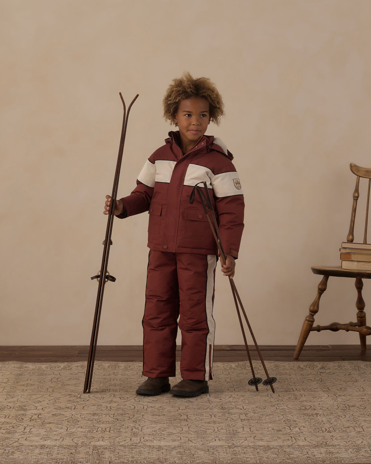 Parka Ski Jacket Brick - Rylee + Cru | Kids Clothes | Trendy Baby Clothes | Modern Infant Outfits |