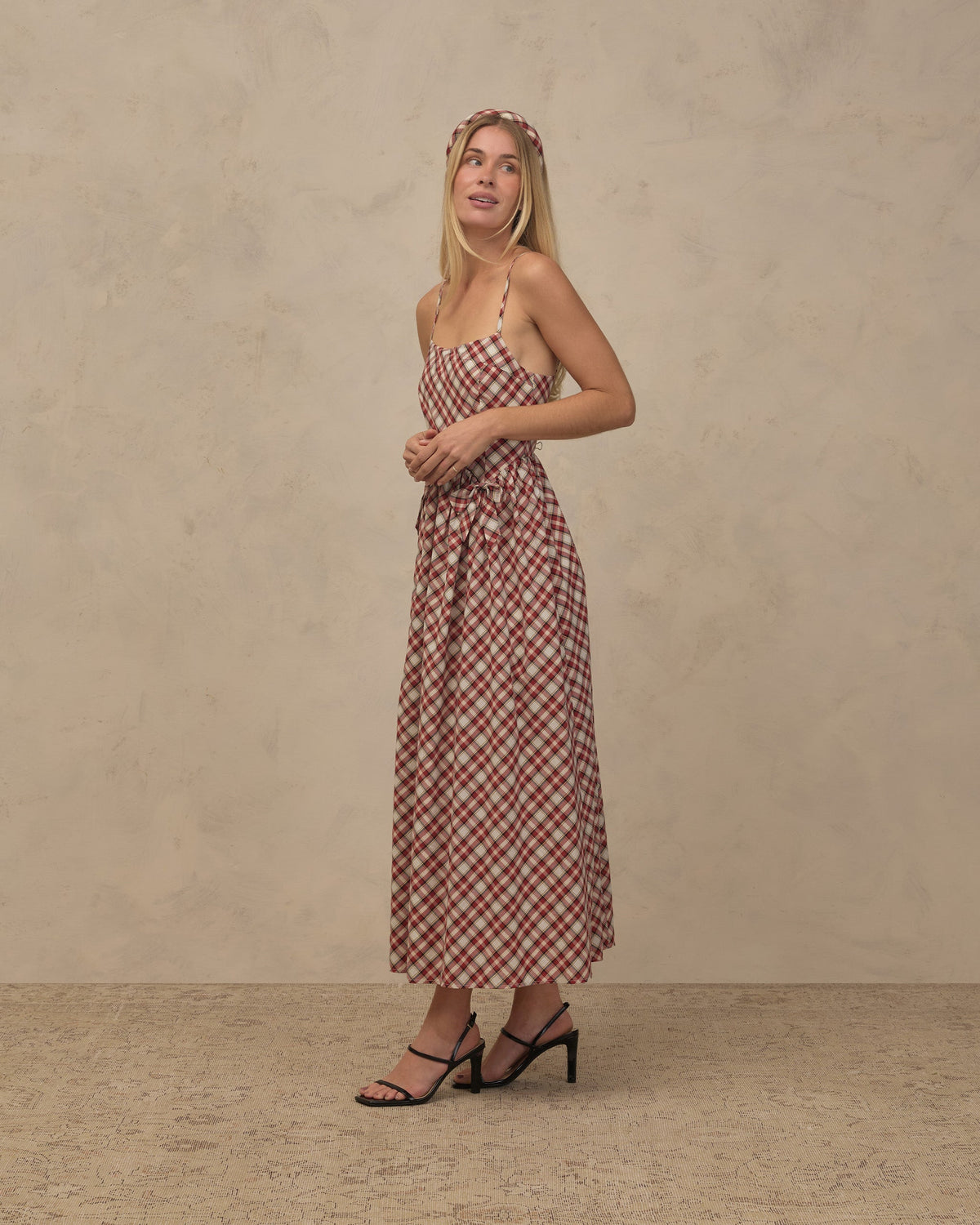Women's Beatrice Midi Dress Holiday Tartan