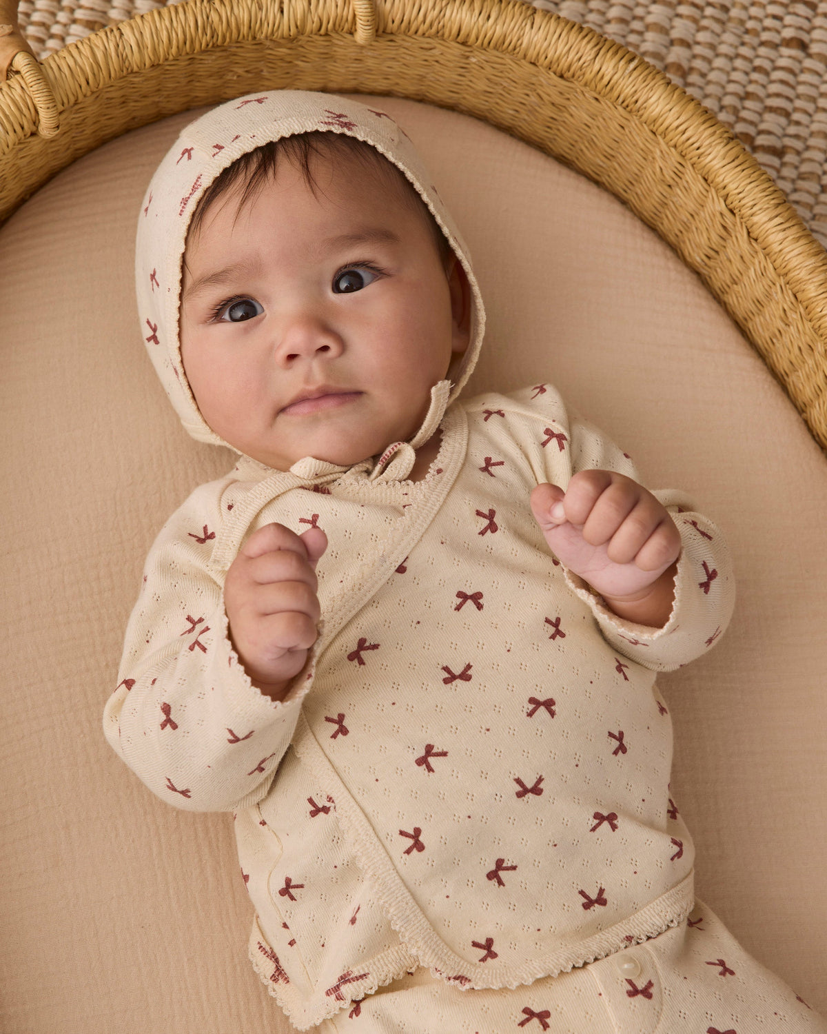 Take Home Set Red Bows - Rylee + Cru | Kids Clothes | Trendy Baby Clothes | Modern Infant Outfits |