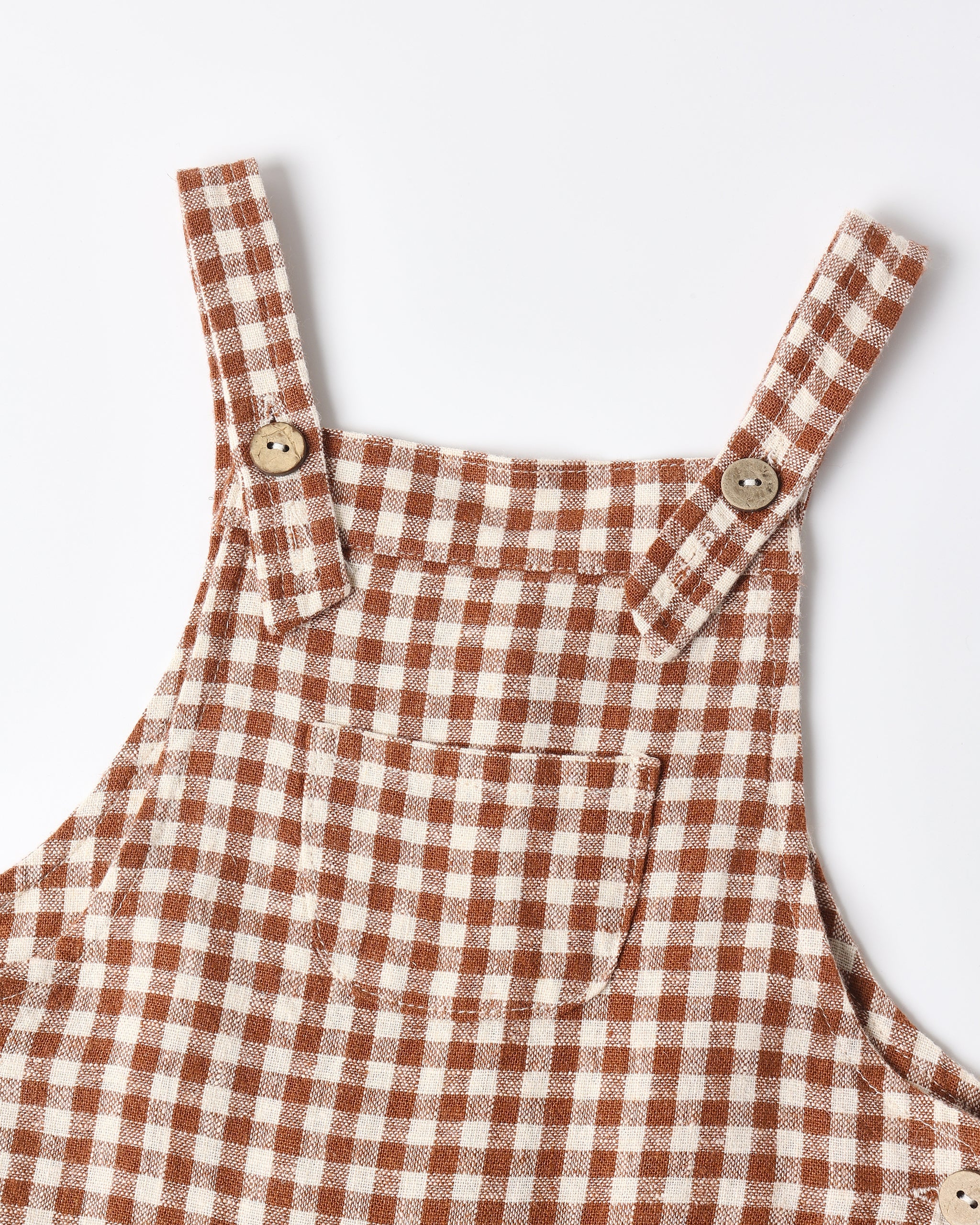 Baby Overalls Brick Check - Rylee + Cru | Kids Clothes | Trendy Baby Clothes | Modern Infant Outfits |