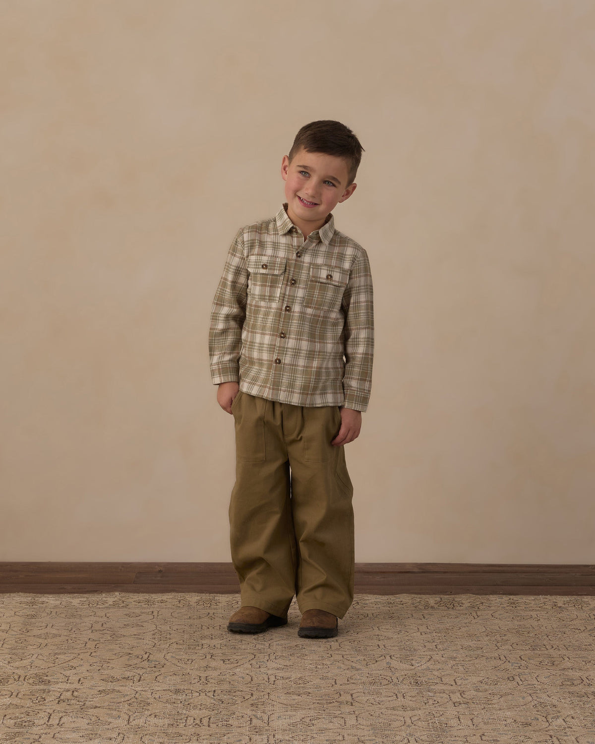 Tommy Pant Olive - Rylee + Cru | Kids Clothes | Trendy Baby Clothes | Modern Infant Outfits |