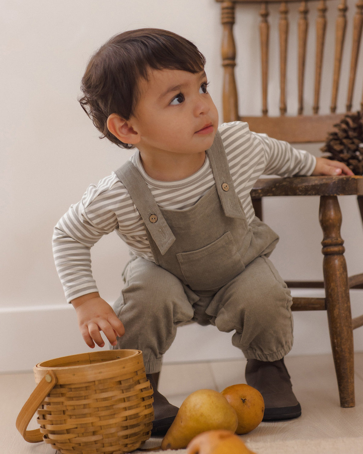 Long Sleeve Tee Laurel Stripe - Rylee + Cru | Kids Clothes | Trendy Baby Clothes | Modern Infant Outfits |