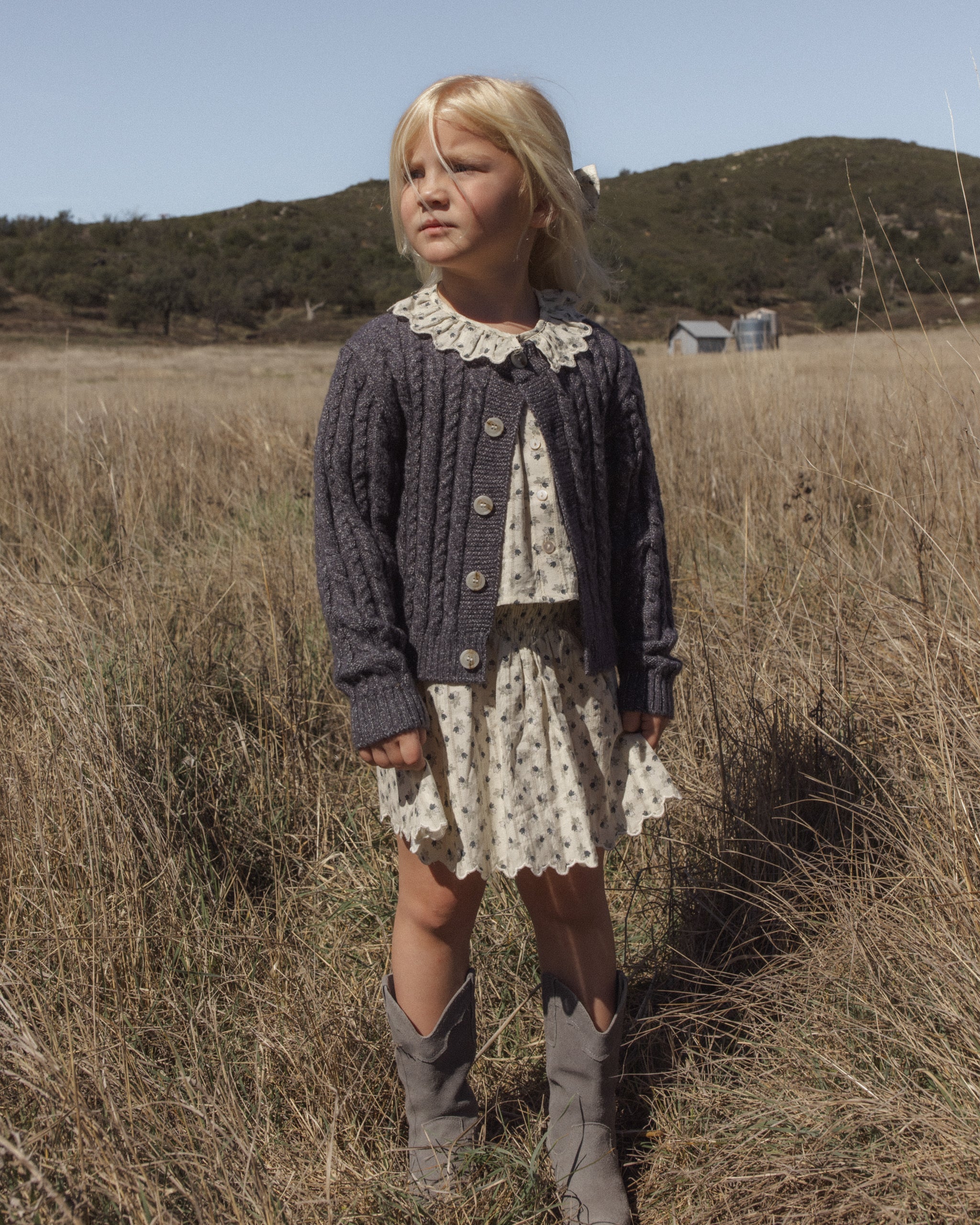 Smocked V Mini Skirt Vintage Fleur - Rylee + Cru | Kids Clothes | Trendy Baby Clothes | Modern Infant Outfits |