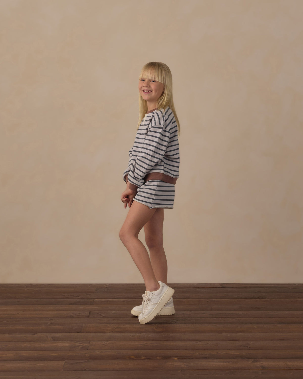 Legend Sweatshirt Midnight Stripe - Rylee + Cru | Kids Clothes | Trendy Baby Clothes | Modern Infant Outfits |