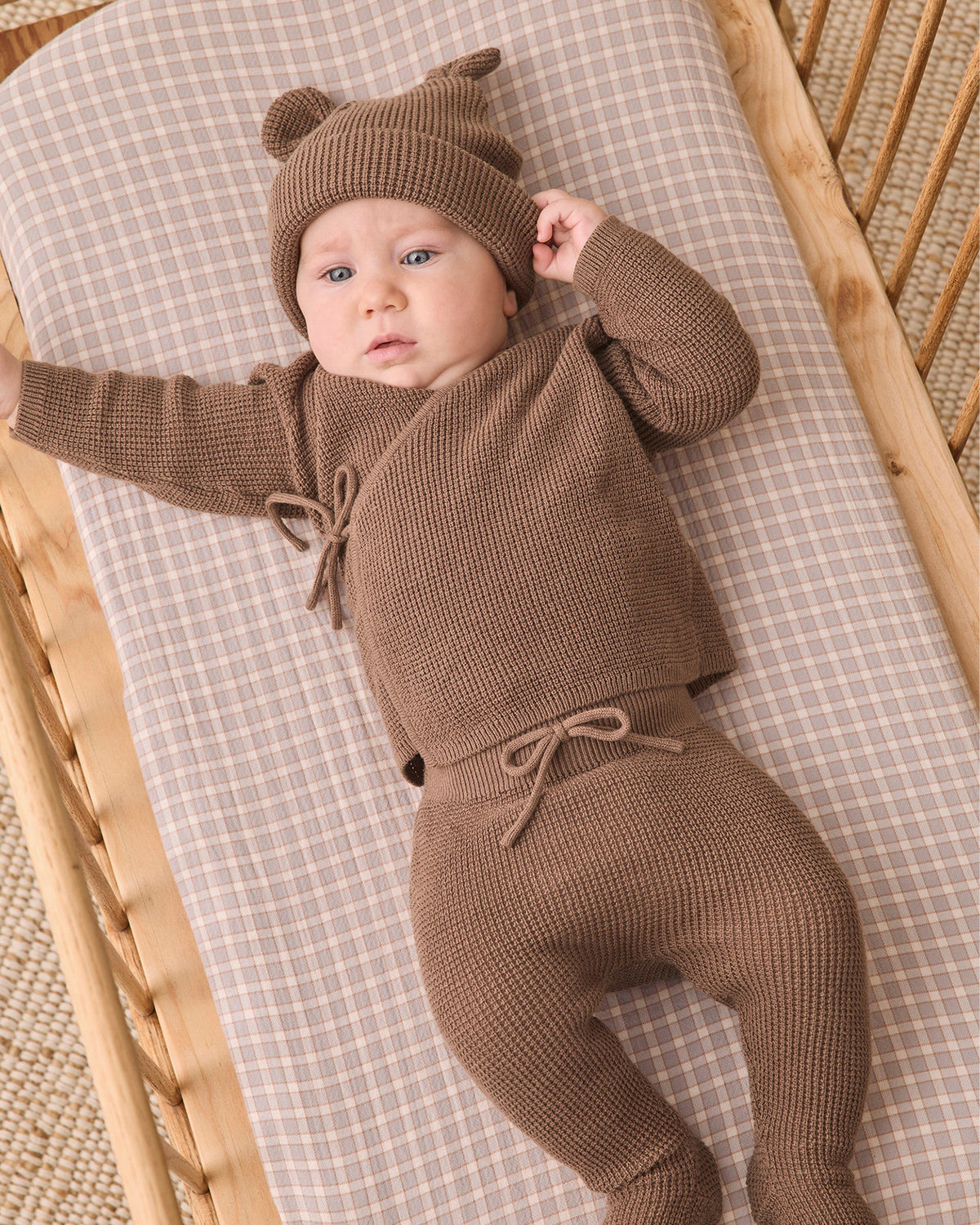 Footed Knit Pant Cocoa - Rylee + Cru | Kids Clothes | Trendy Baby Clothes | Modern Infant Outfits |
