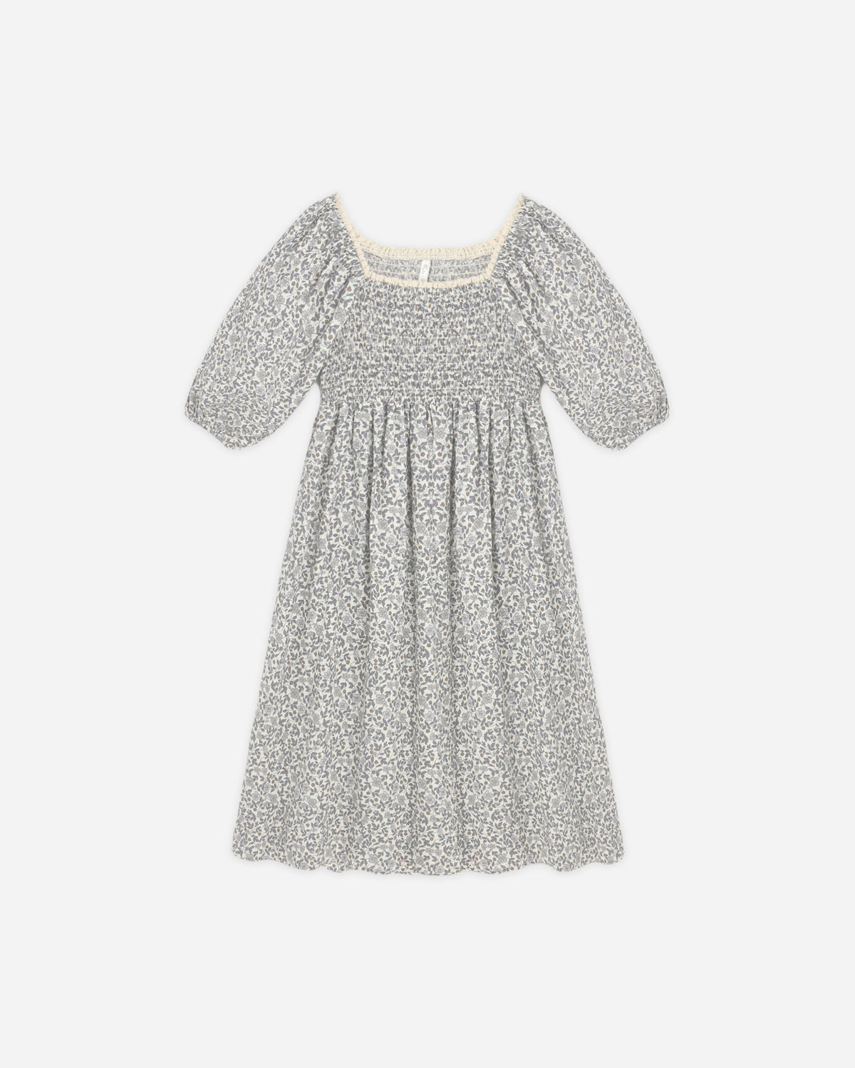 Della Dress Slate Floral - Rylee + Cru | Kids Clothes | Trendy Baby Clothes | Modern Infant Outfits |