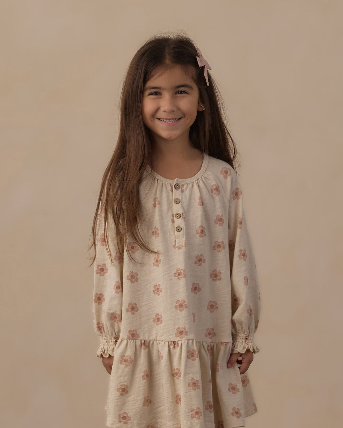 Swing Dress Pink Daisies - Rylee + Cru | Kids Clothes | Trendy Baby Clothes | Modern Infant Outfits |