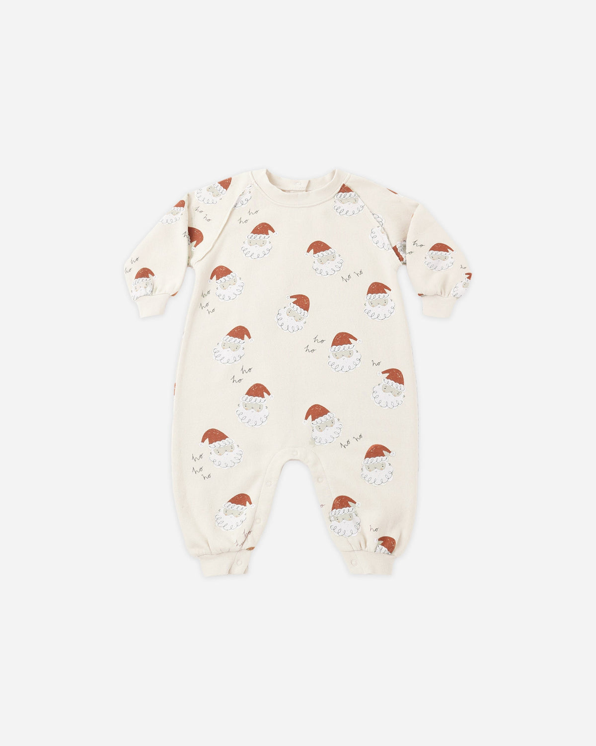 Raglan Jumpsuit Santa - Rylee + Cru | Kids Clothes | Trendy Baby Clothes | Modern Infant Outfits |