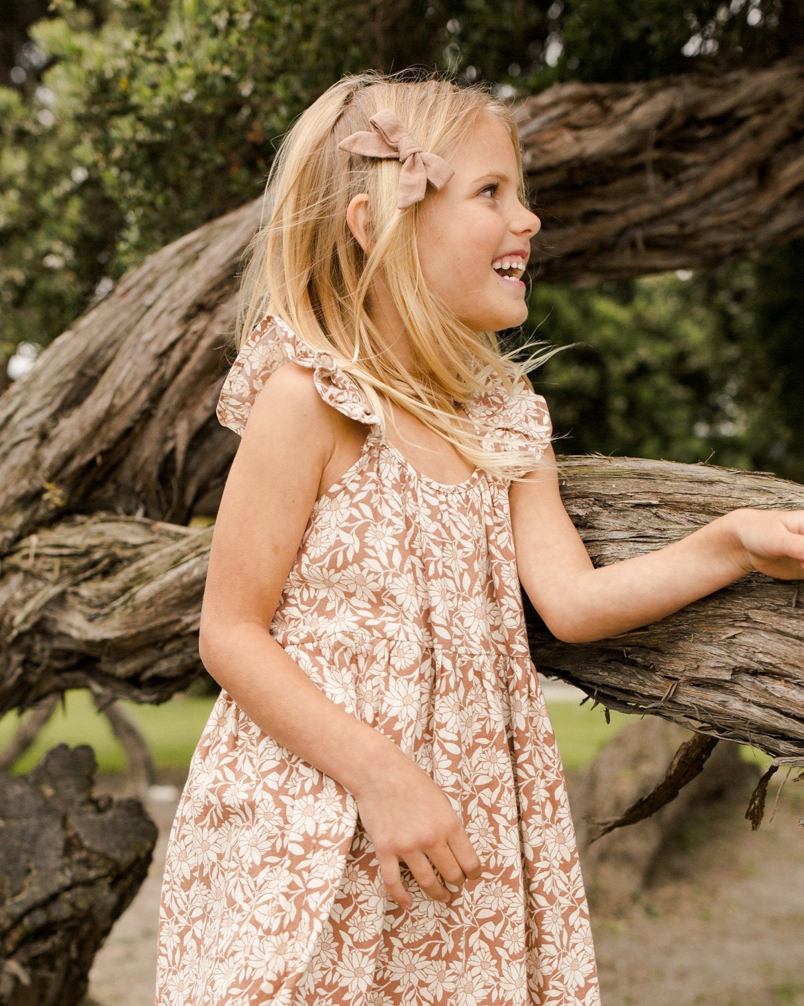 Abbie Tiered Dress || Plumeria - Rylee + Cru Canada