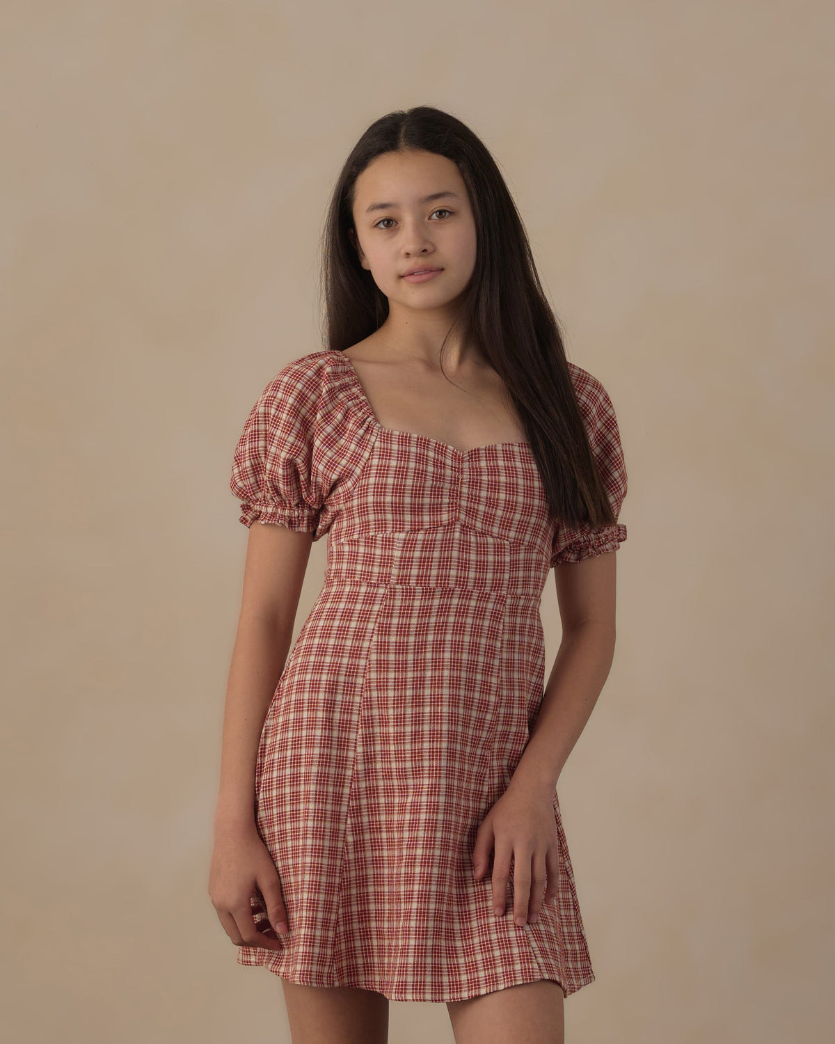 Teen Zoe Dress Vintage Plaid - Rylee + Cru | Kids Clothes | Trendy Baby Clothes | Modern Infant Outfits |