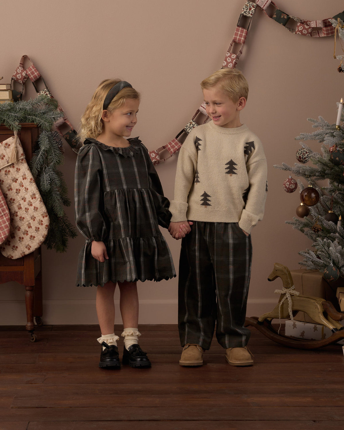 Padded Headband Holiday Plaid - Rylee + Cru | Kids Clothes | Trendy Baby Clothes | Modern Infant Outfits |