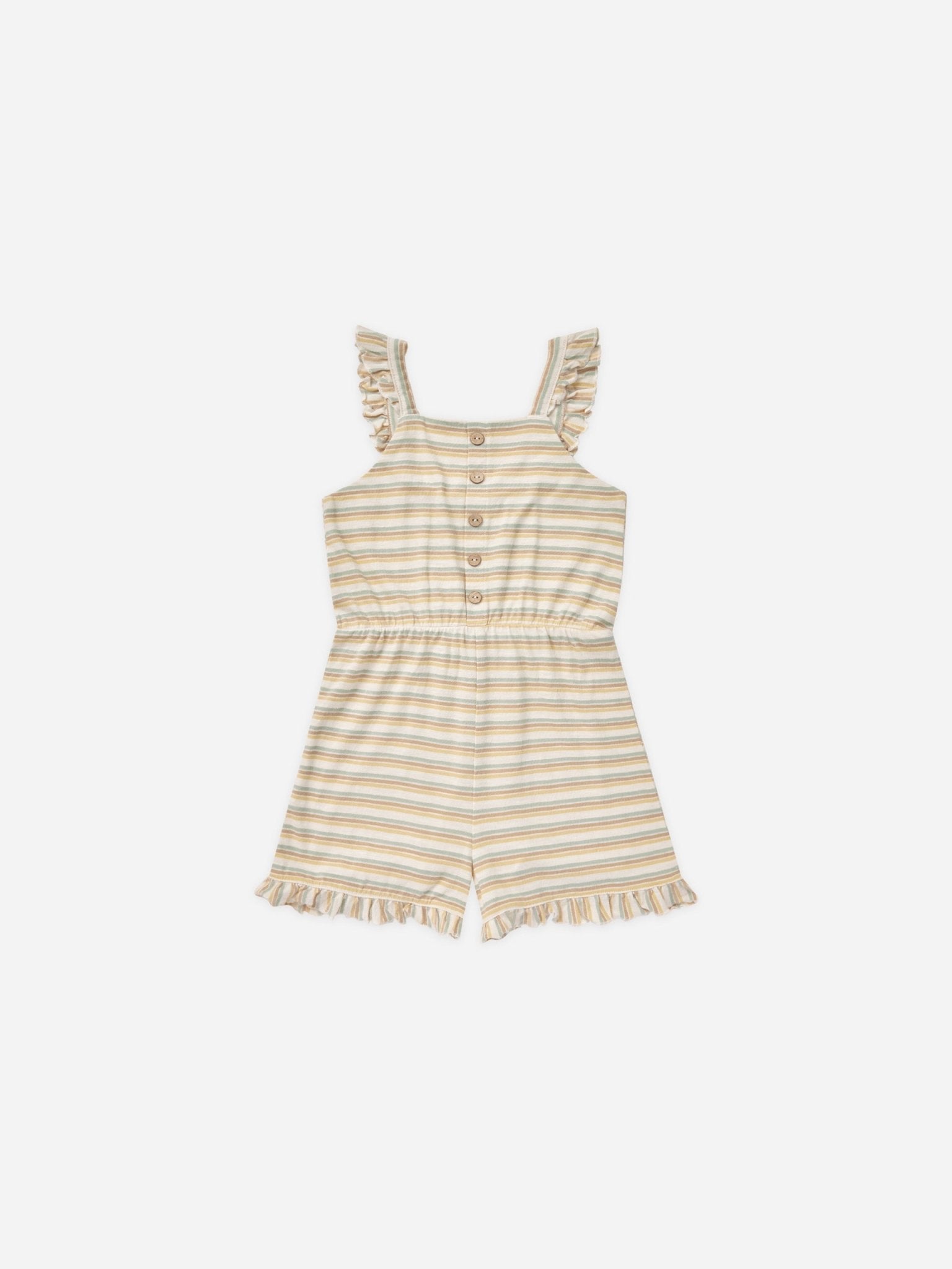 Addy Romper || Vintage Stripe - Rylee + Cru Canada