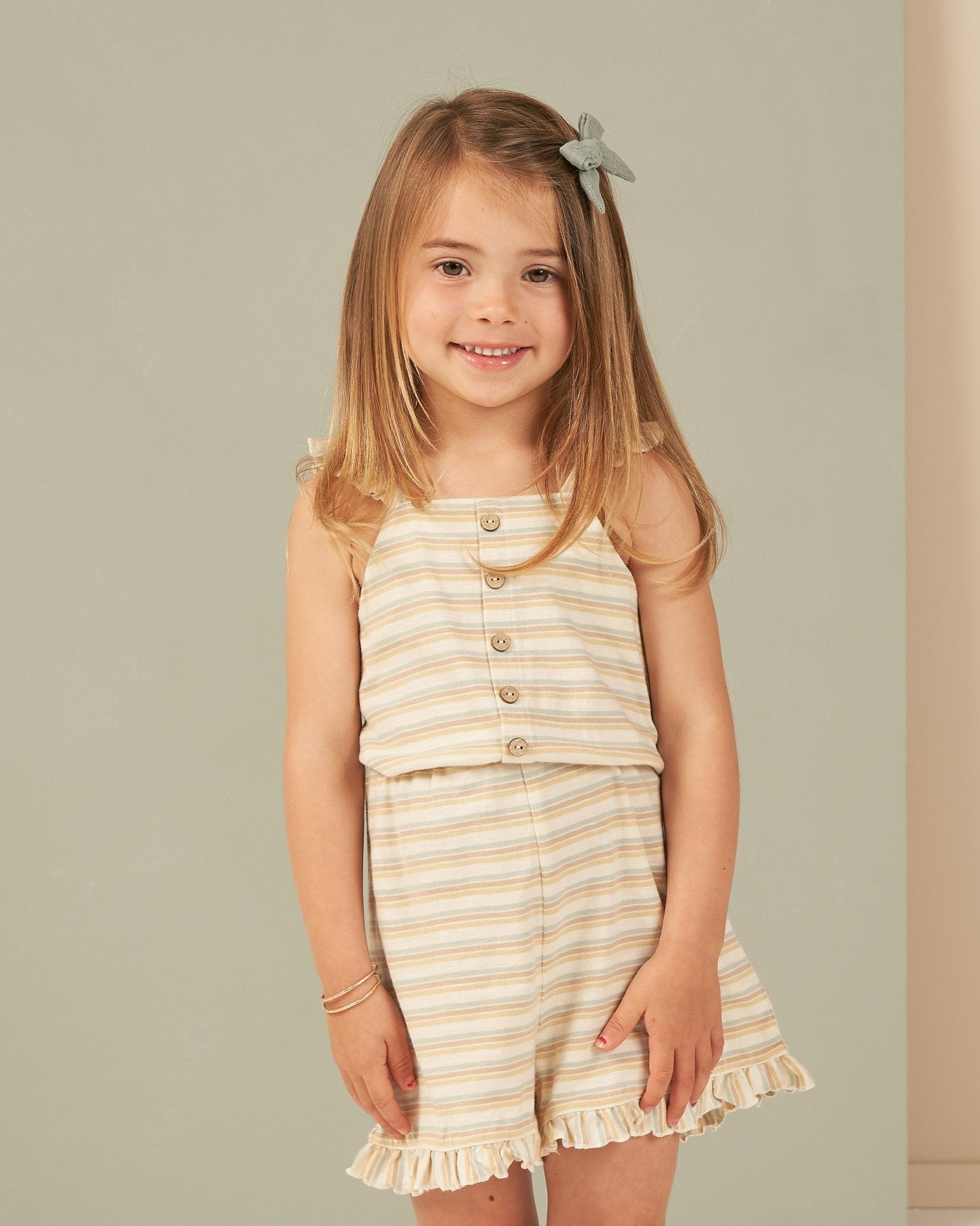 Addy Romper || Vintage Stripe - Rylee + Cru Canada