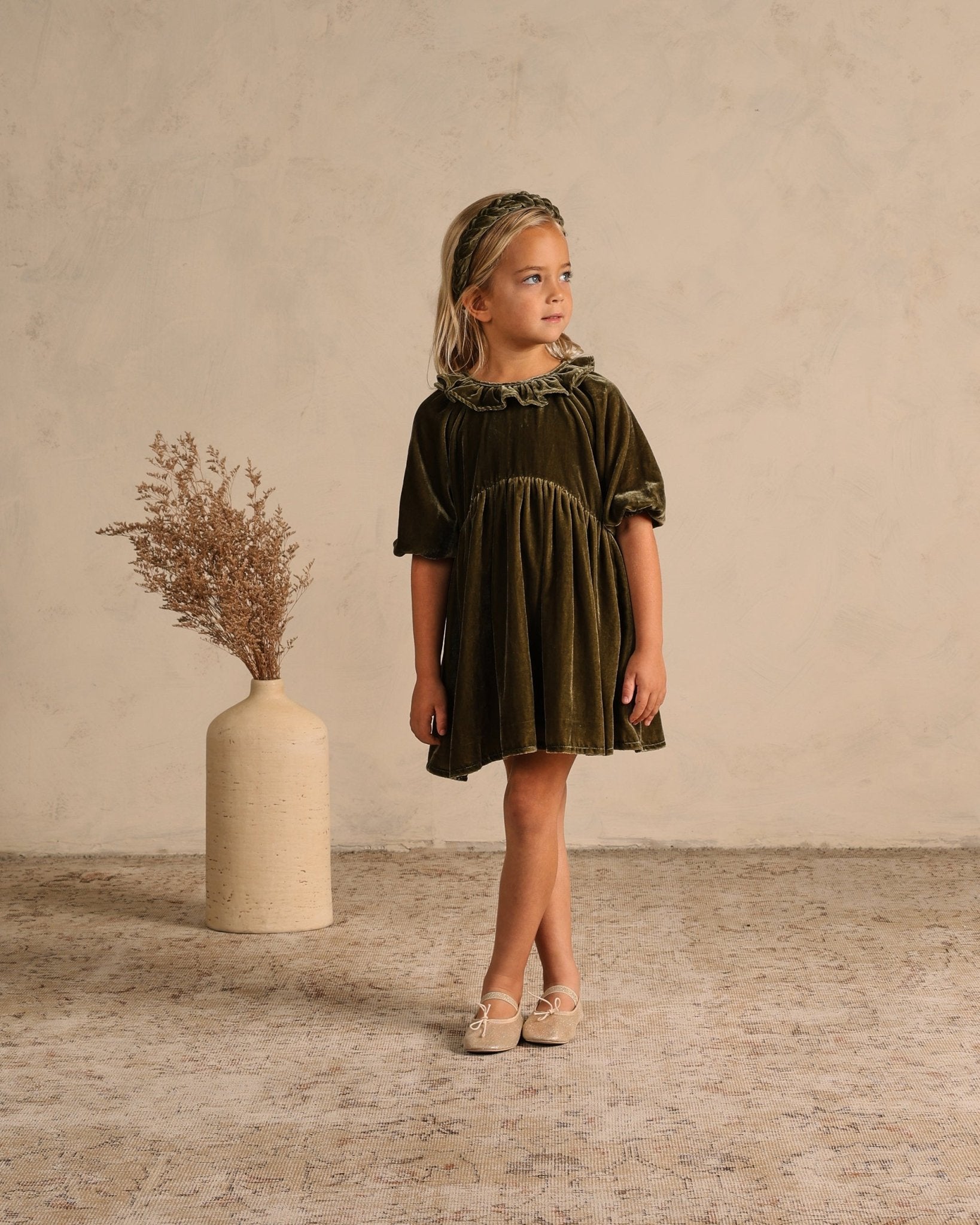 Adeline Dress || Olive - Rylee + Cru Canada