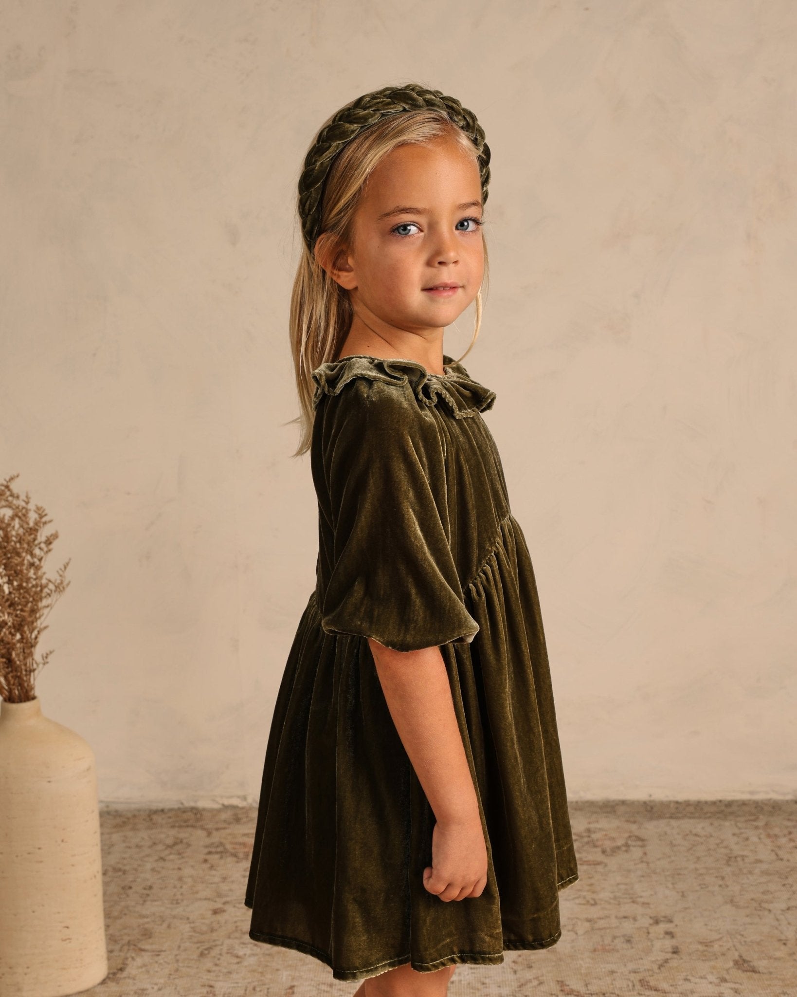 Adeline Dress || Olive - Rylee + Cru Canada