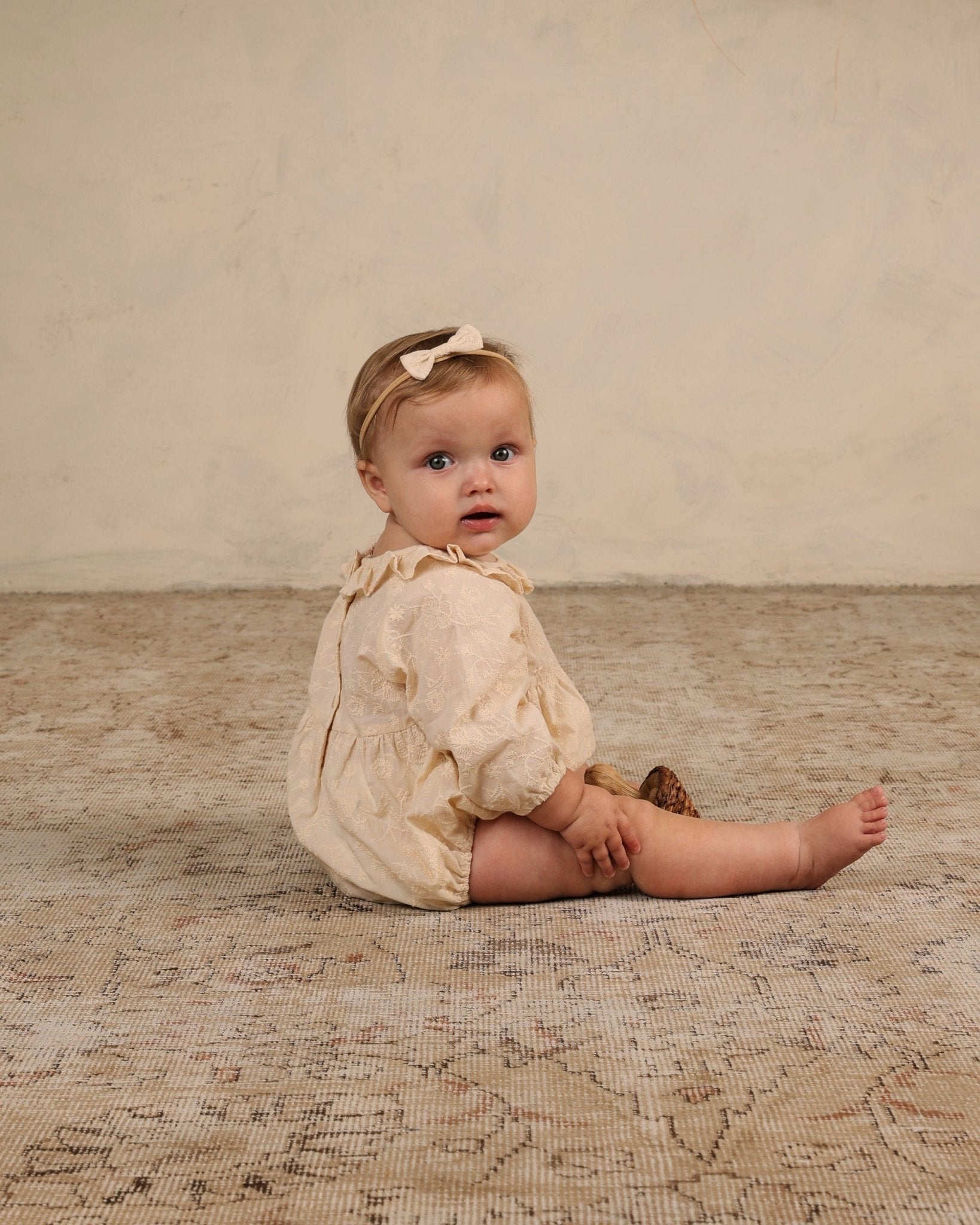 Adeline Romper || Natural - Rylee + Cru Canada