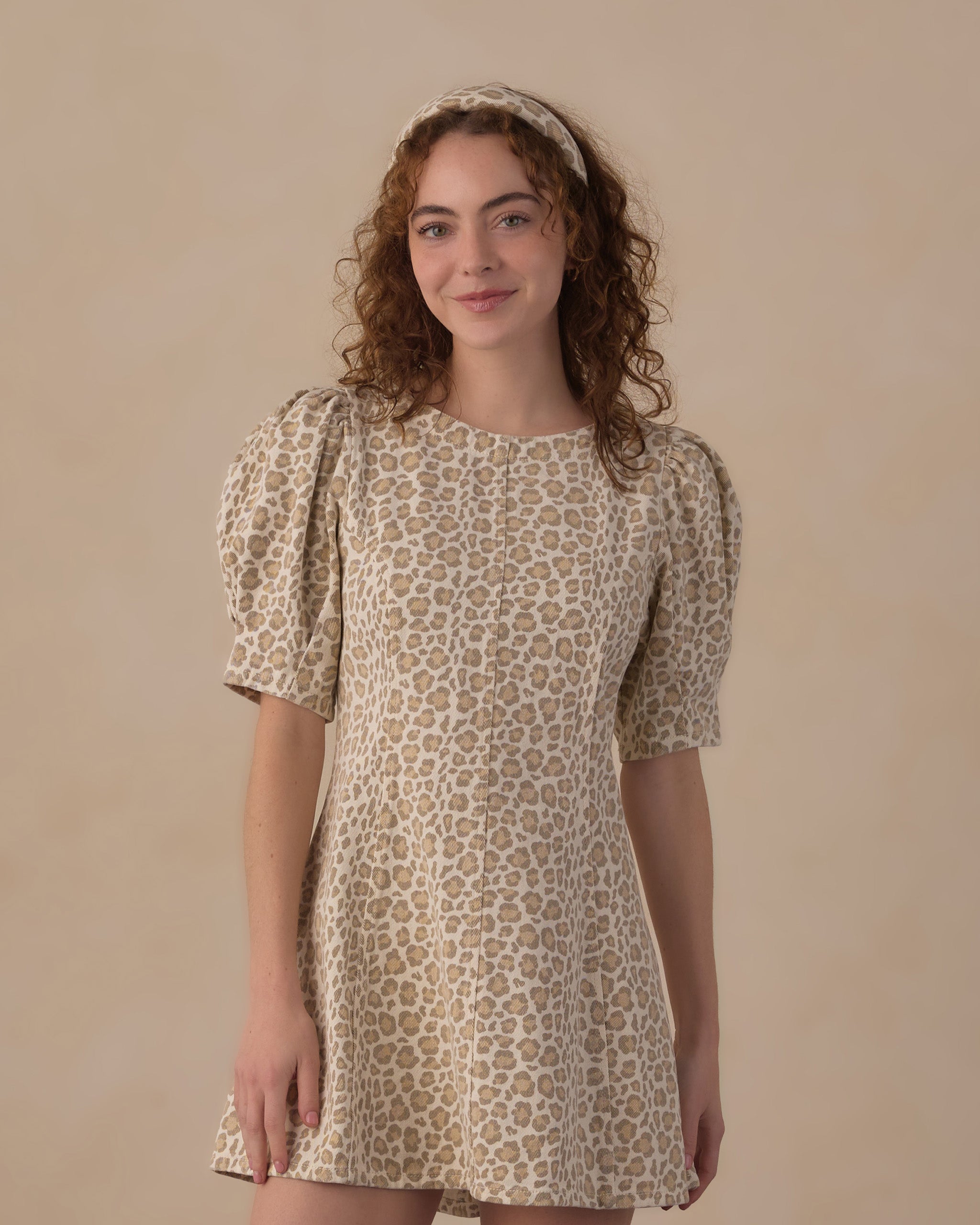 Women's Levi Mini Dress Leopard - Rylee + Cru | Kids Clothes | Trendy Baby Clothes | Modern Infant Outfits |
