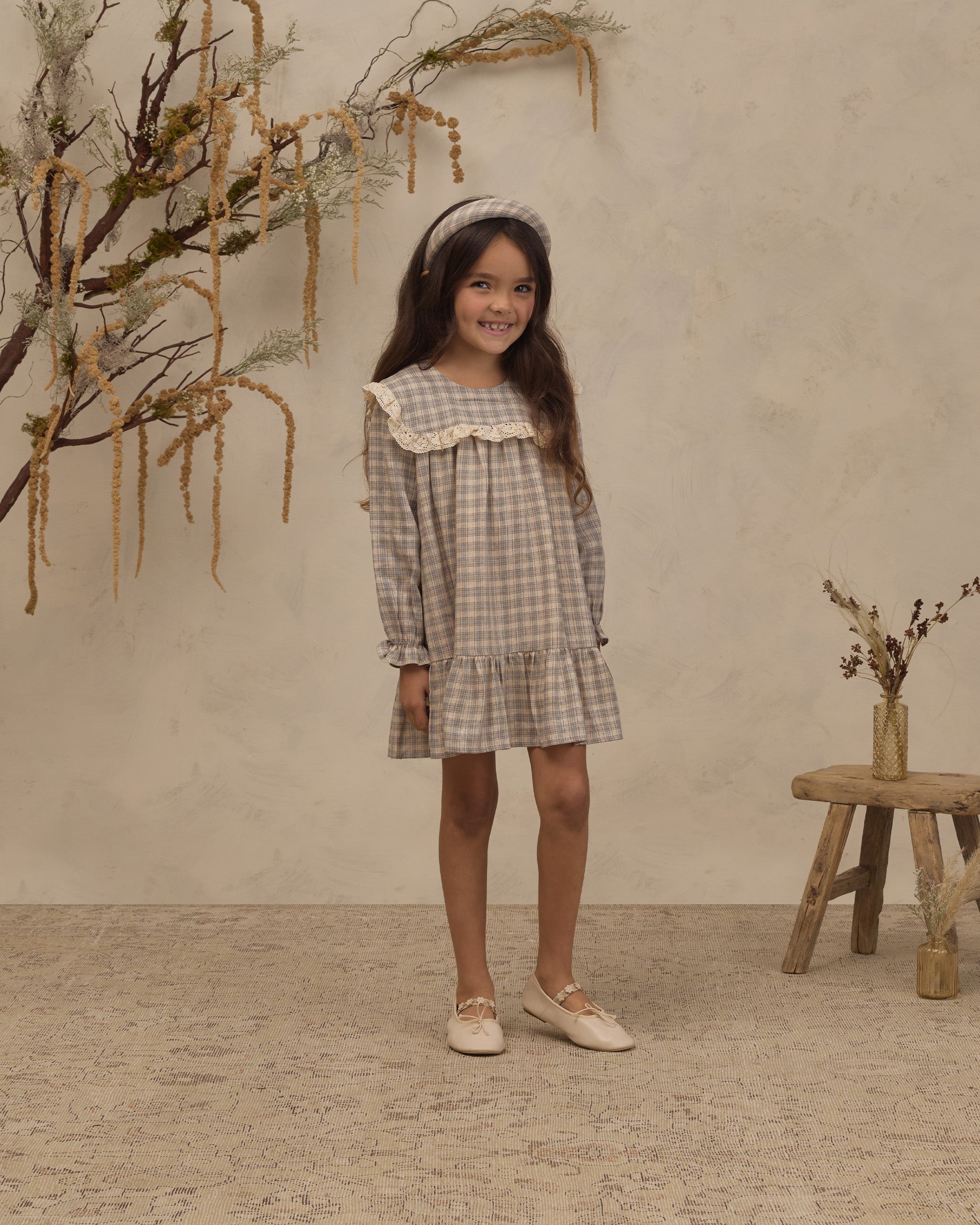Noelle Dress Fall Plaid - Rylee + Cru | Kids Clothes | Trendy Baby Clothes | Modern Infant Outfits |