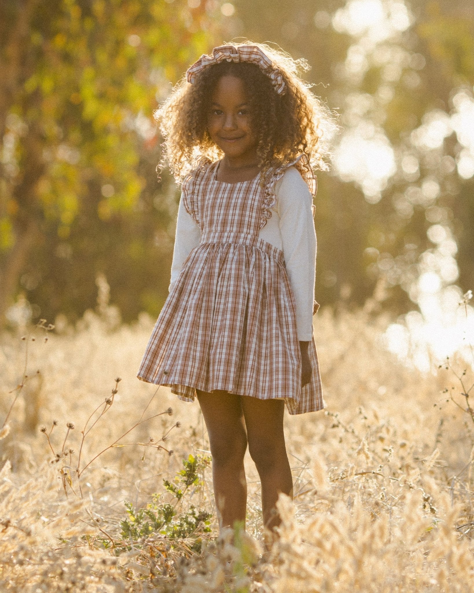 Agatha Dress || Copper Plaid - Rylee + Cru Canada