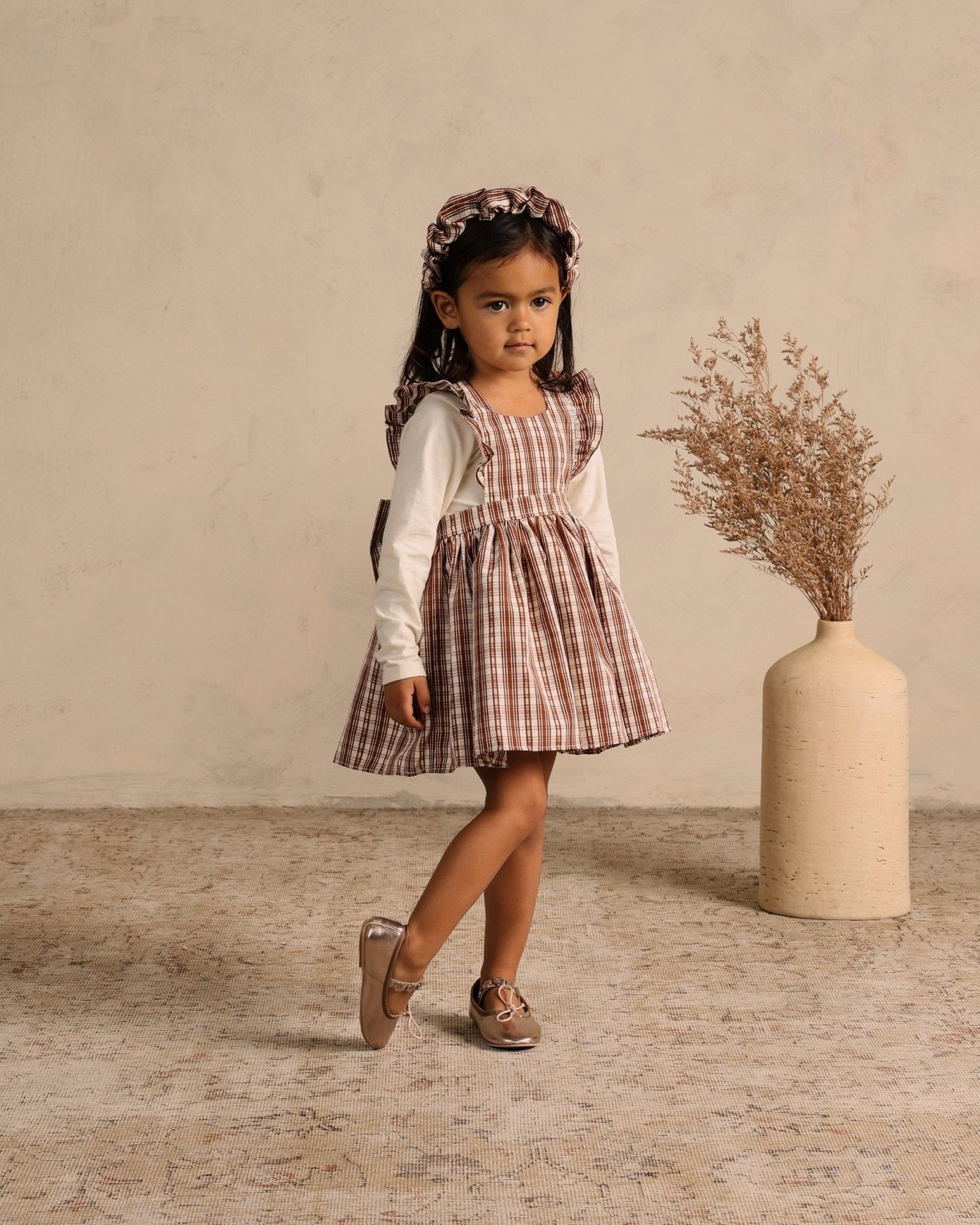 Agatha Dress || Copper Plaid - Rylee + Cru Canada