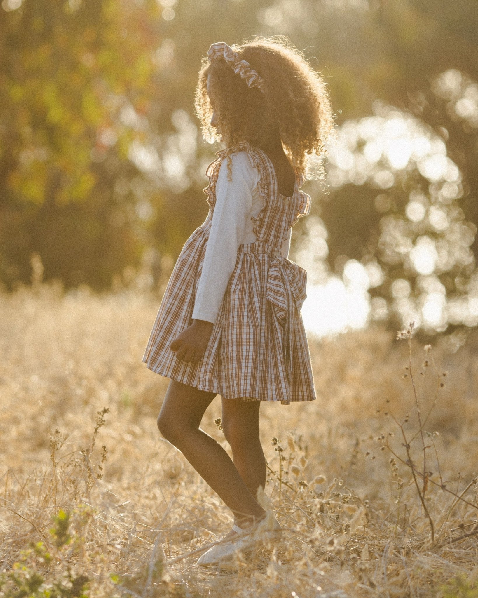 Agatha Dress || Copper Plaid - Rylee + Cru Canada