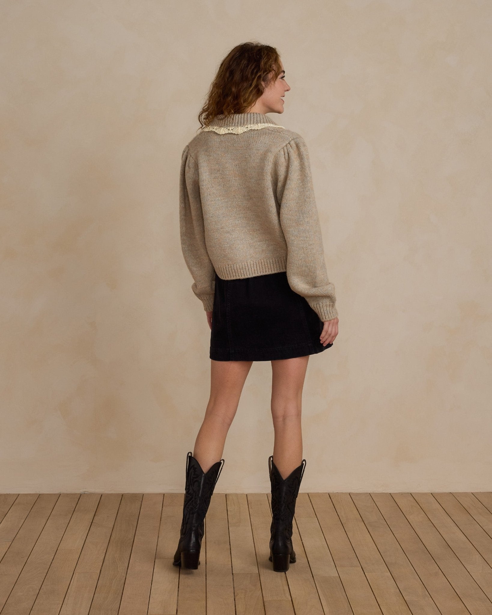 Alice Sweater | Heathered Sand - Rylee + Cru Canada