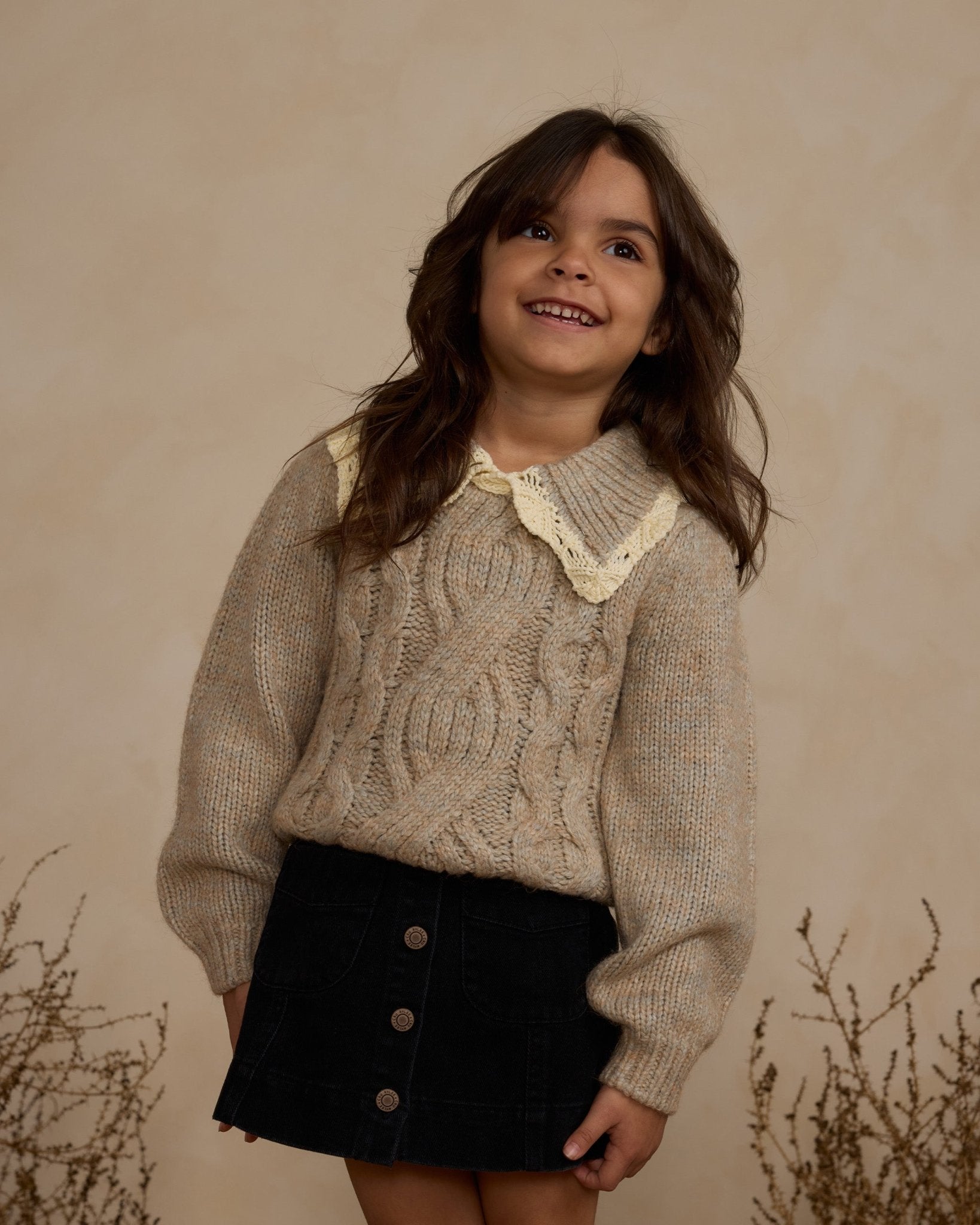 Alice Sweater || Heathered Sand - Rylee + Cru Canada