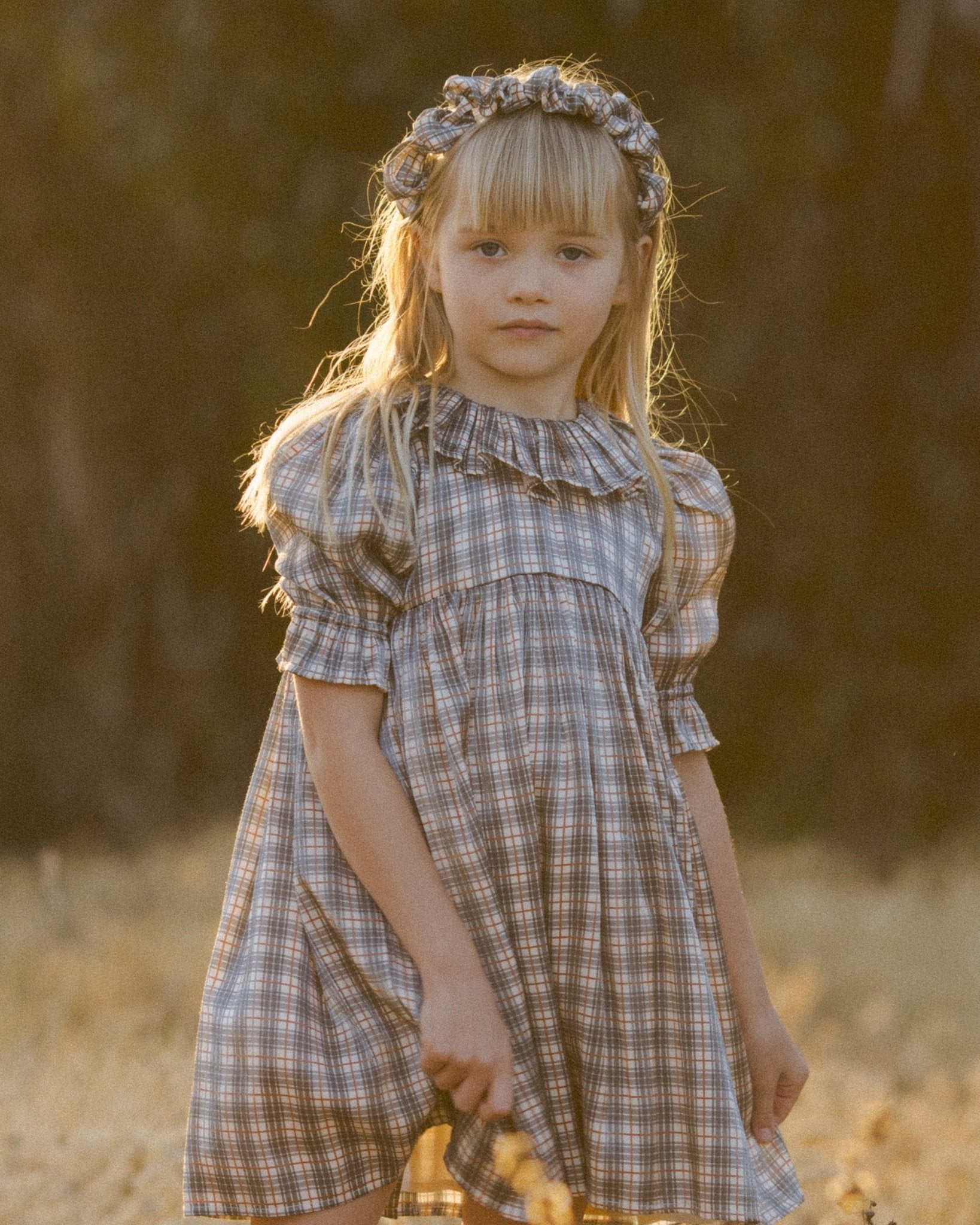 Amelia Dress || Holiday Plaid - Rylee + Cru Canada