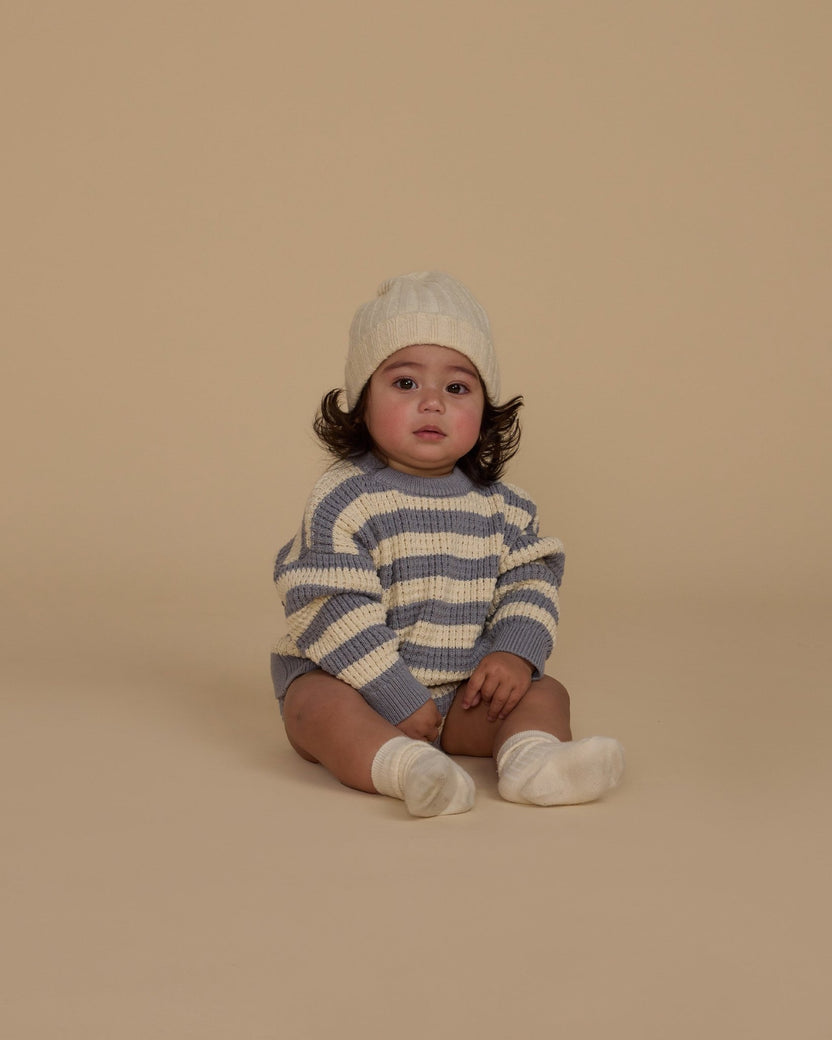 Rylee + Cru Balloon Sweater | Dusty Blue main image 0