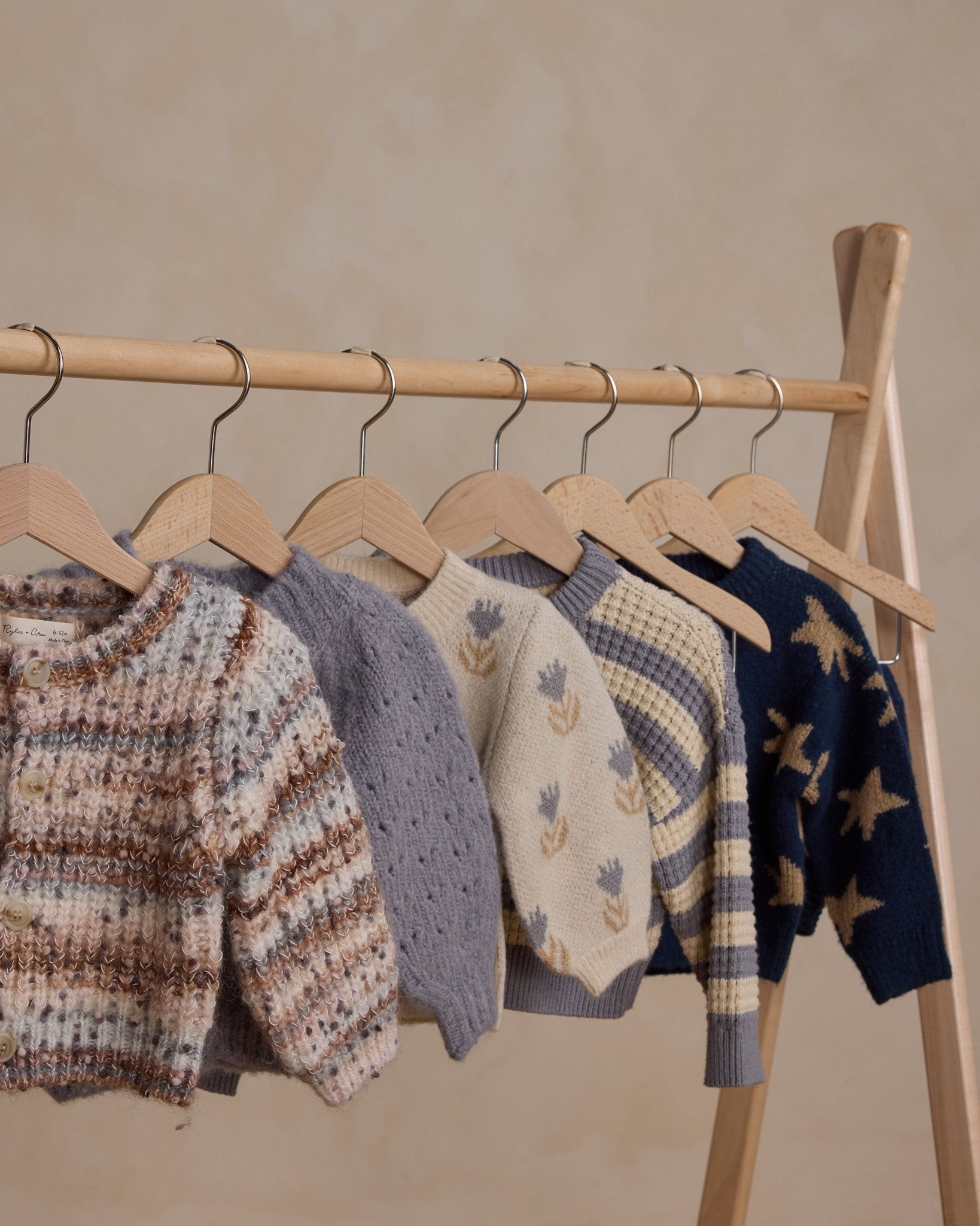 Aspen Sweater || Dusty Blue Stripe - Rylee + Cru Canada