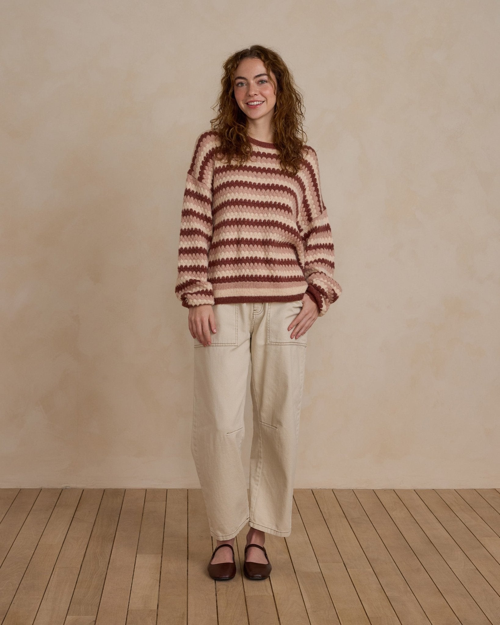 Aspen Sweater | Multi Stripe - Rylee + Cru Canada