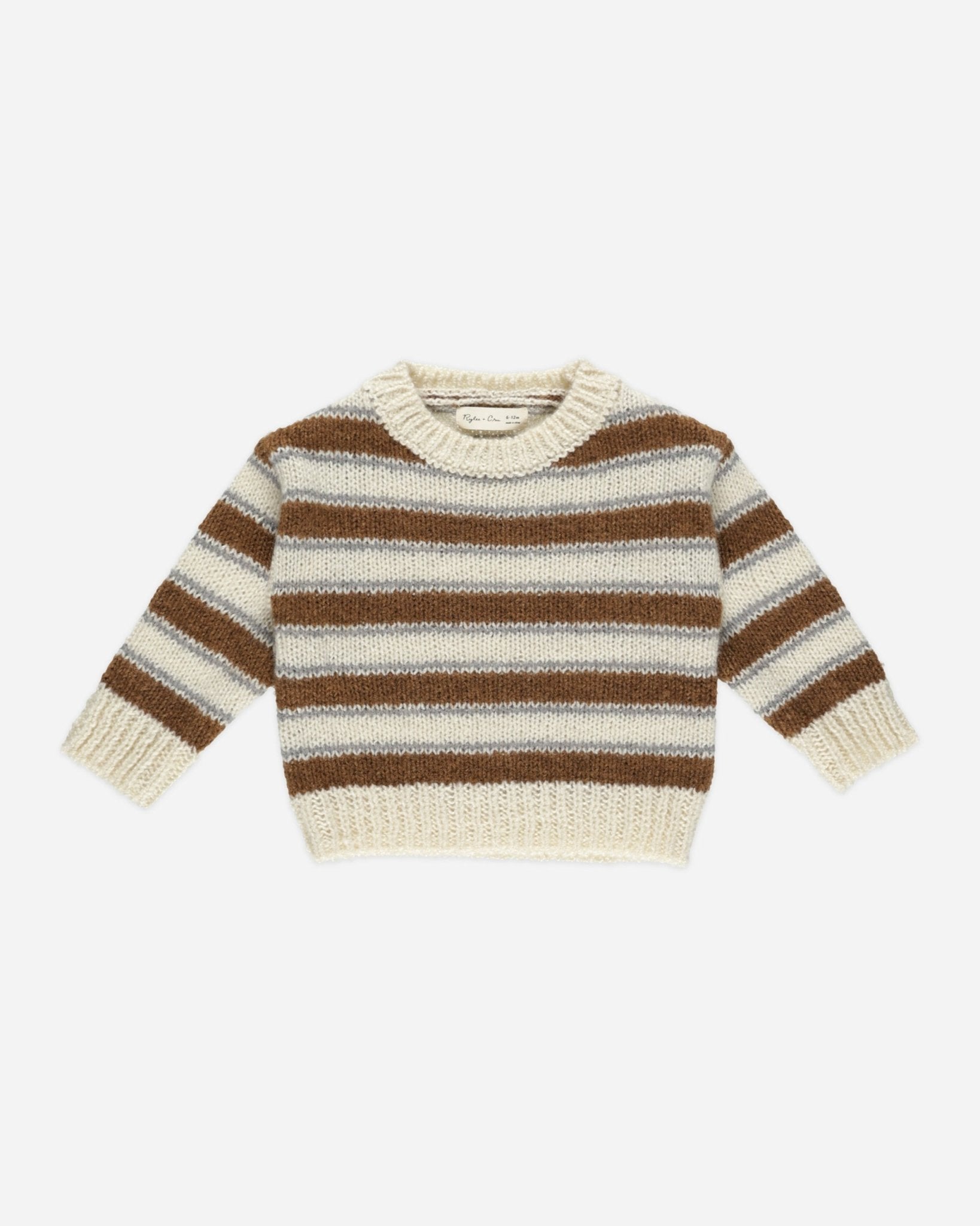 Aspen Sweater || Saddle Stripe - Rylee + Cru Canada