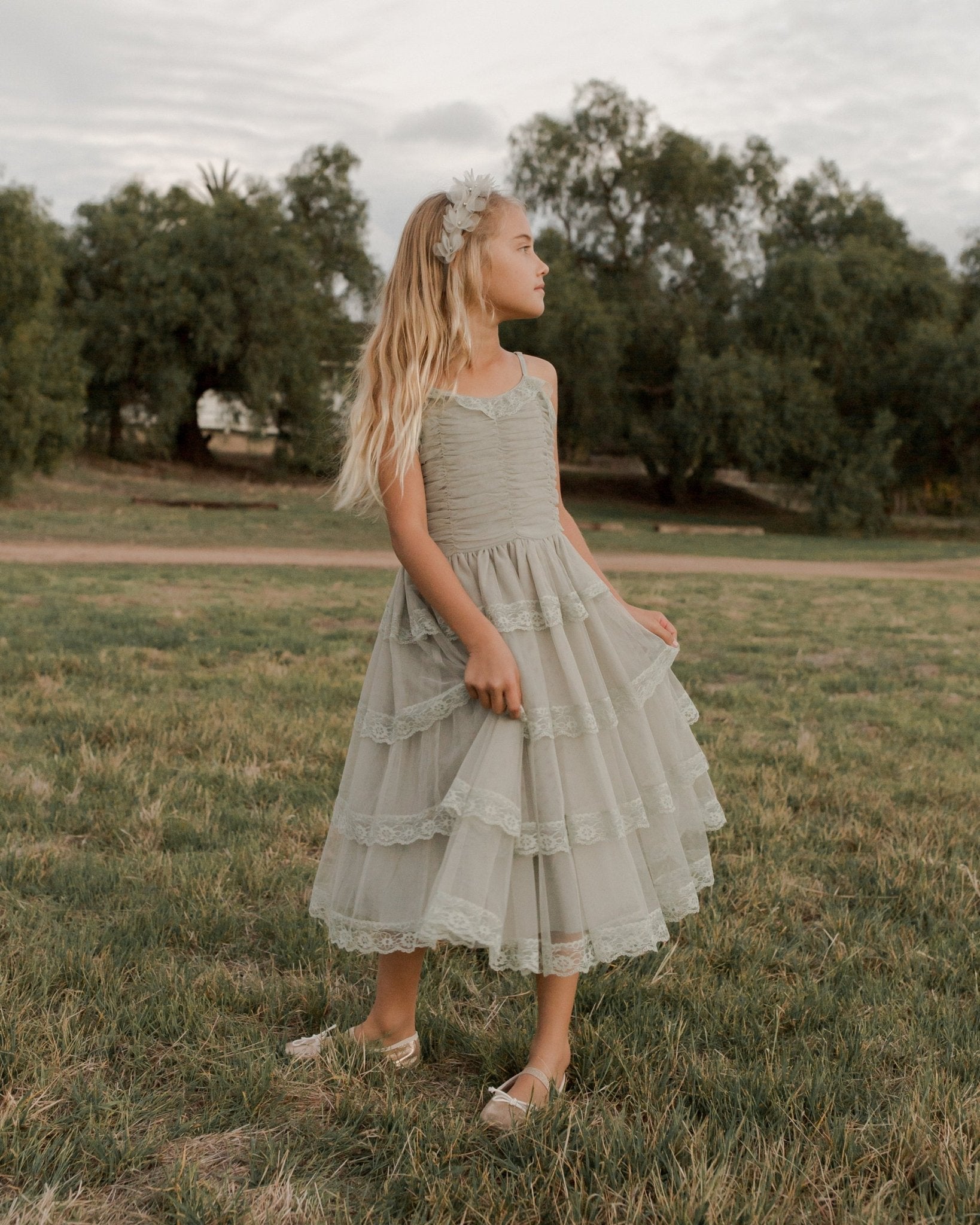 Audrey Dress || Sage - Rylee + Cru Canada