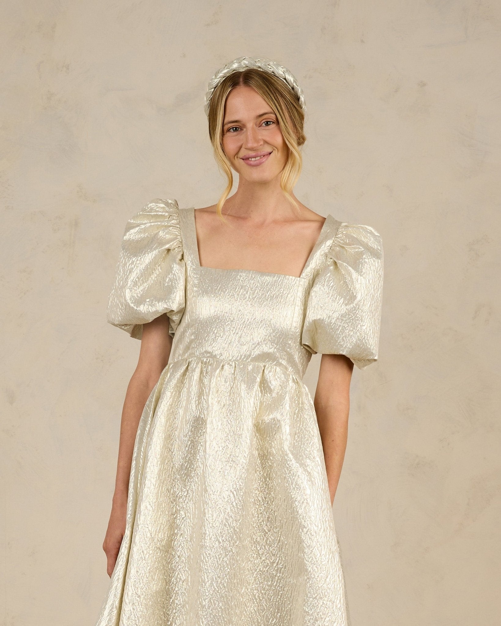 Augusta Dress | Champagne Noralee Augusta Dress | Champagne Noralee