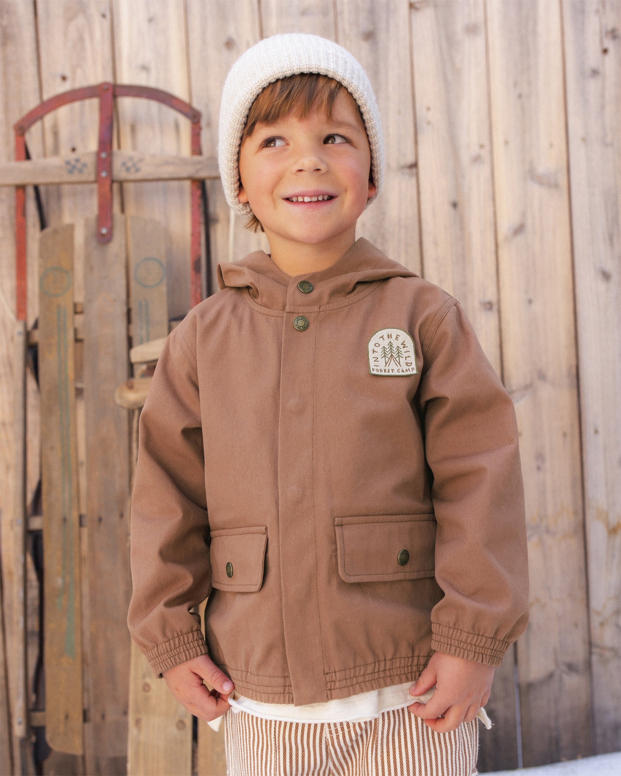 Reed Jacket Clay - Rylee + Cru | Kids Clothes | Trendy Baby Clothes | Modern Infant Outfits |