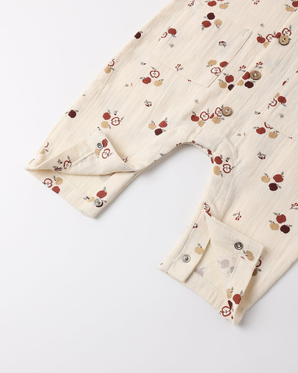 Pocketed Woven Jumpsuit Apples - Rylee + Cru | Kids Clothes | Trendy Baby Clothes | Modern Infant Outfits |