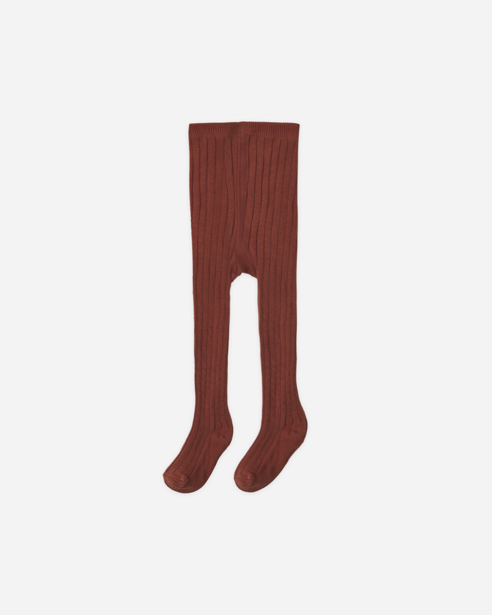 Ribbed Tights Brick - Rylee + Cru | Kids Clothes | Trendy Baby Clothes | Modern Infant Outfits |