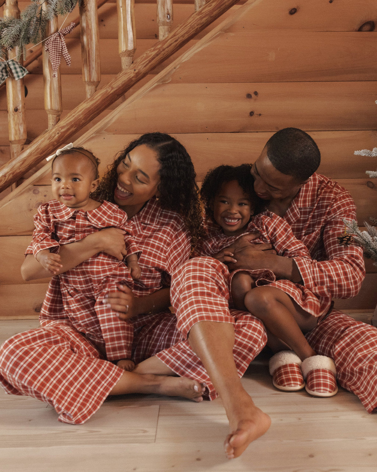 Women's Woven Pajama Set Ruby Plaid - Rylee + Cru | Kids Clothes | Trendy Baby Clothes | Modern Infant Outfits |