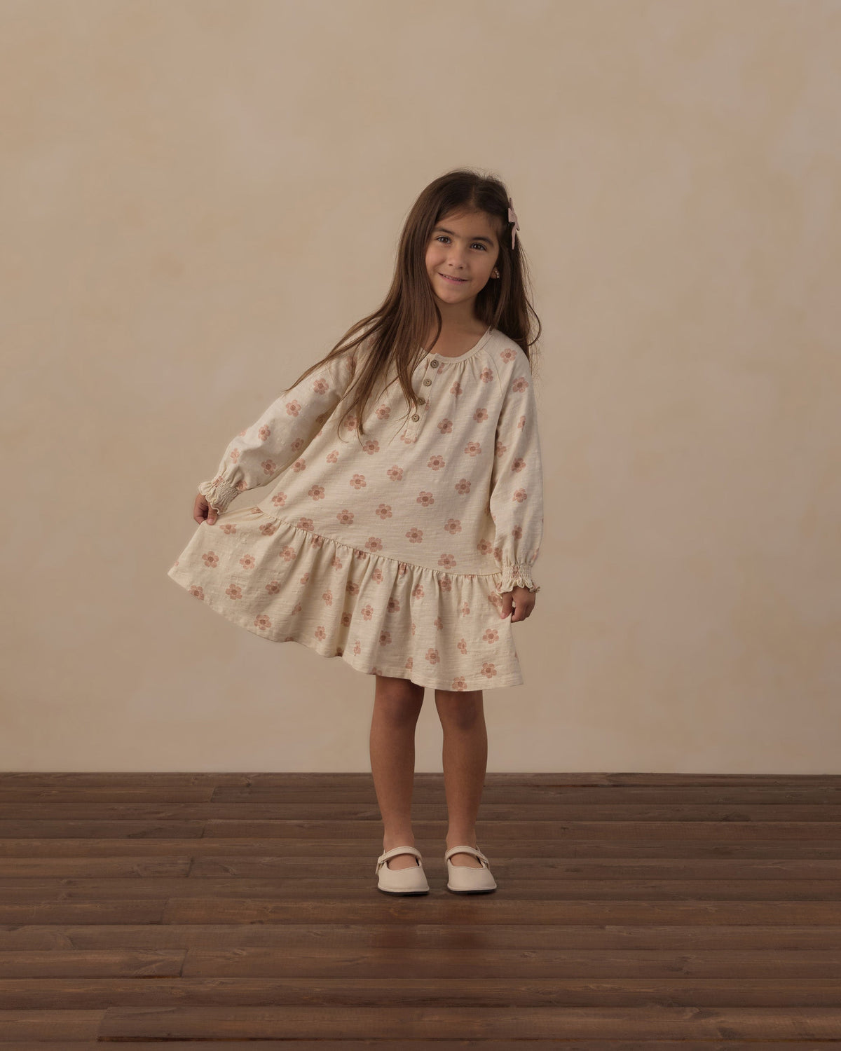 Swing Dress Pink Daisies - Rylee + Cru | Kids Clothes | Trendy Baby Clothes | Modern Infant Outfits |