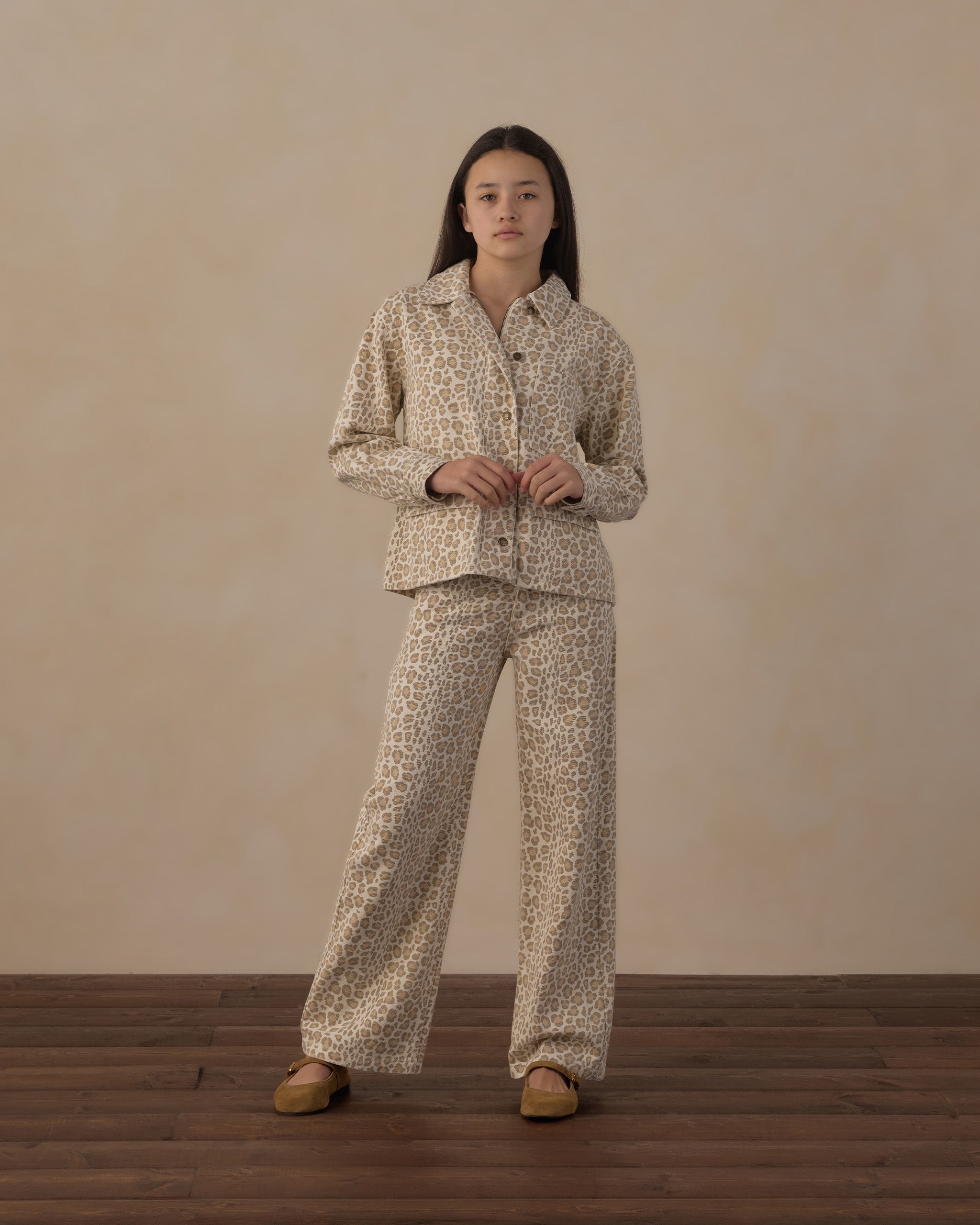 Teen Claire Jacket Leopard - Rylee + Cru | Kids Clothes | Trendy Baby Clothes | Modern Infant Outfits |