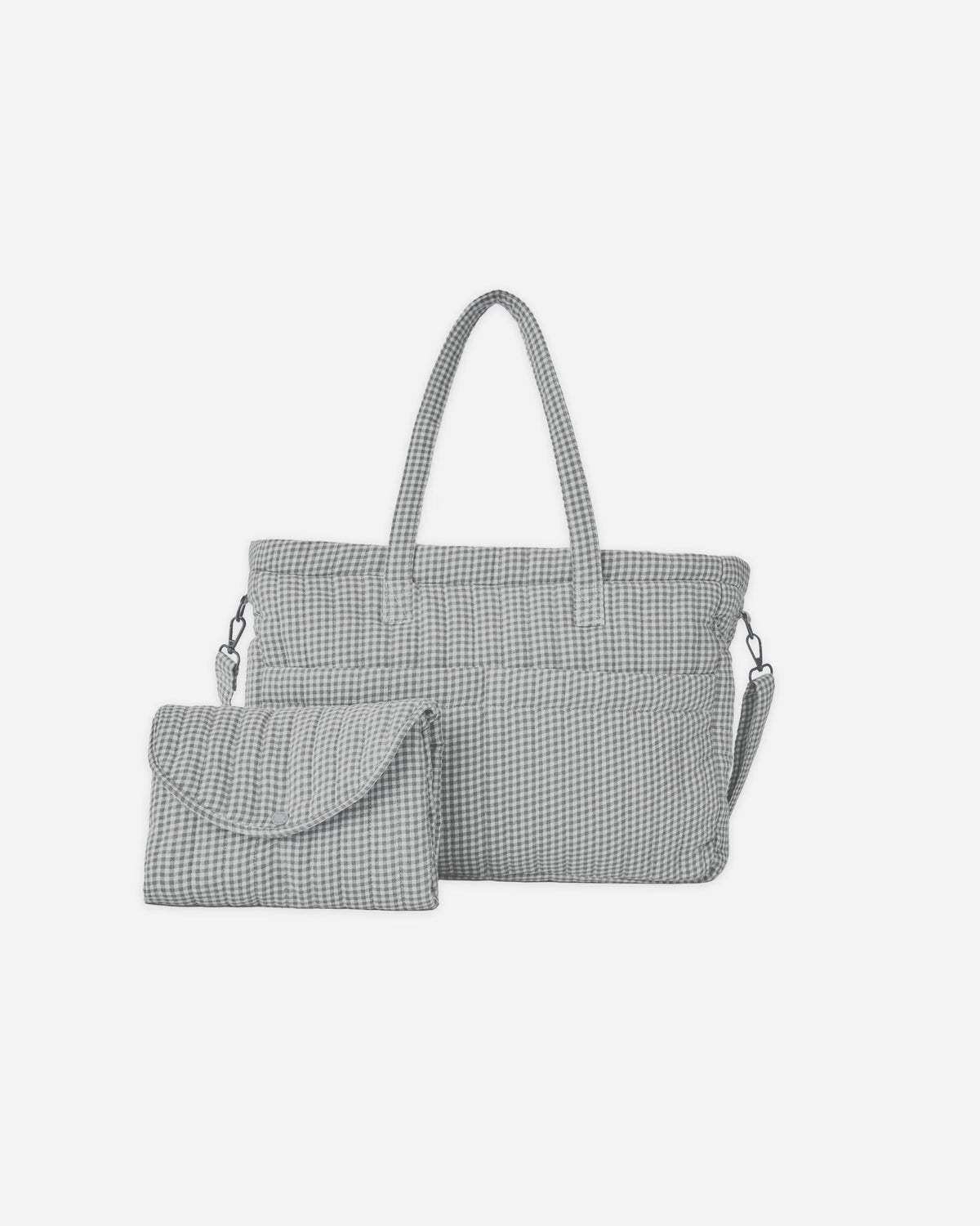 Diaper Bag + Changing Pad Set Midnight Gingham - Rylee + Cru | Kids Clothes | Trendy Baby Clothes | Modern Infant Outfits |