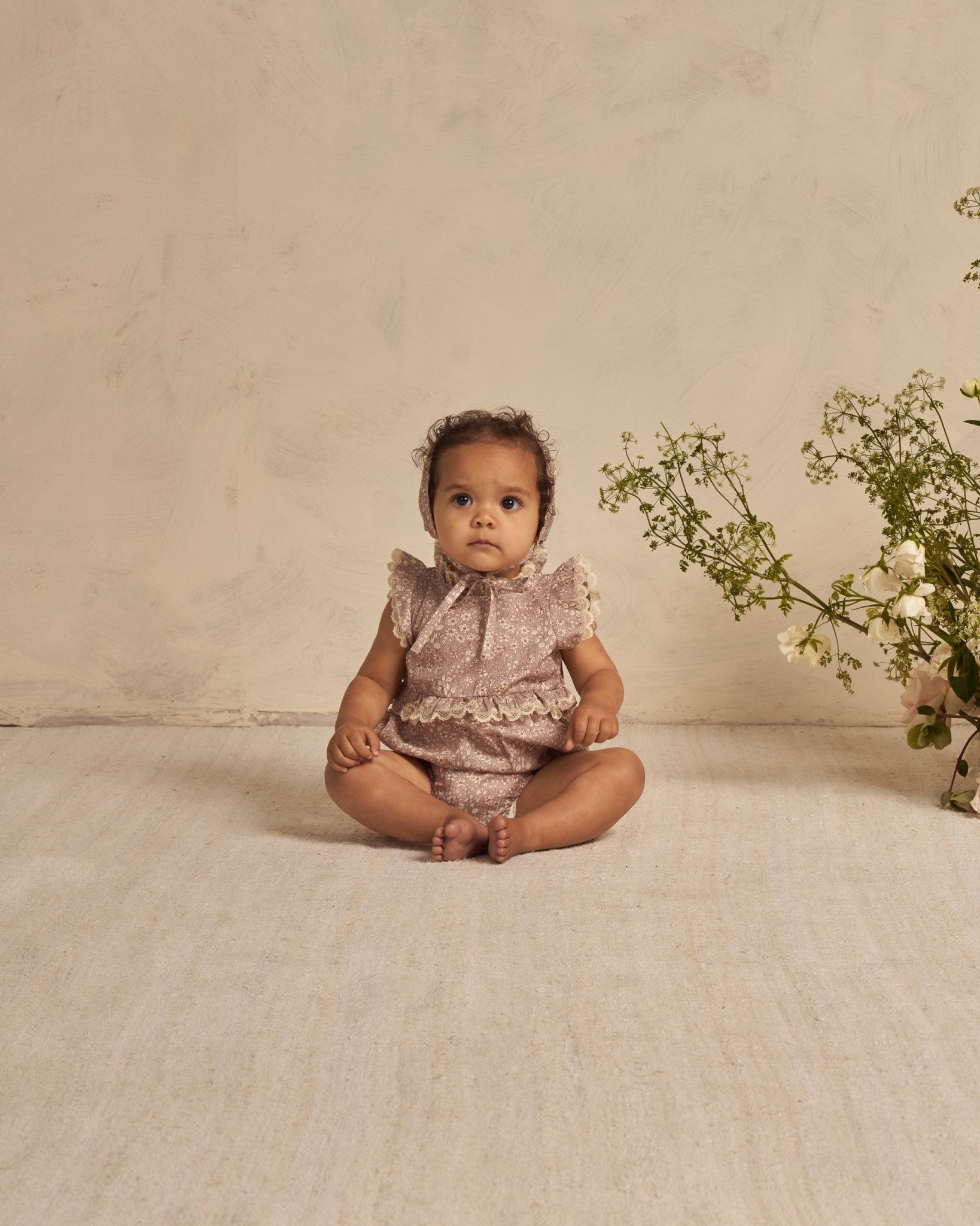 Baby Bonnet || Lavender Bloom - Rylee + Cru Canada