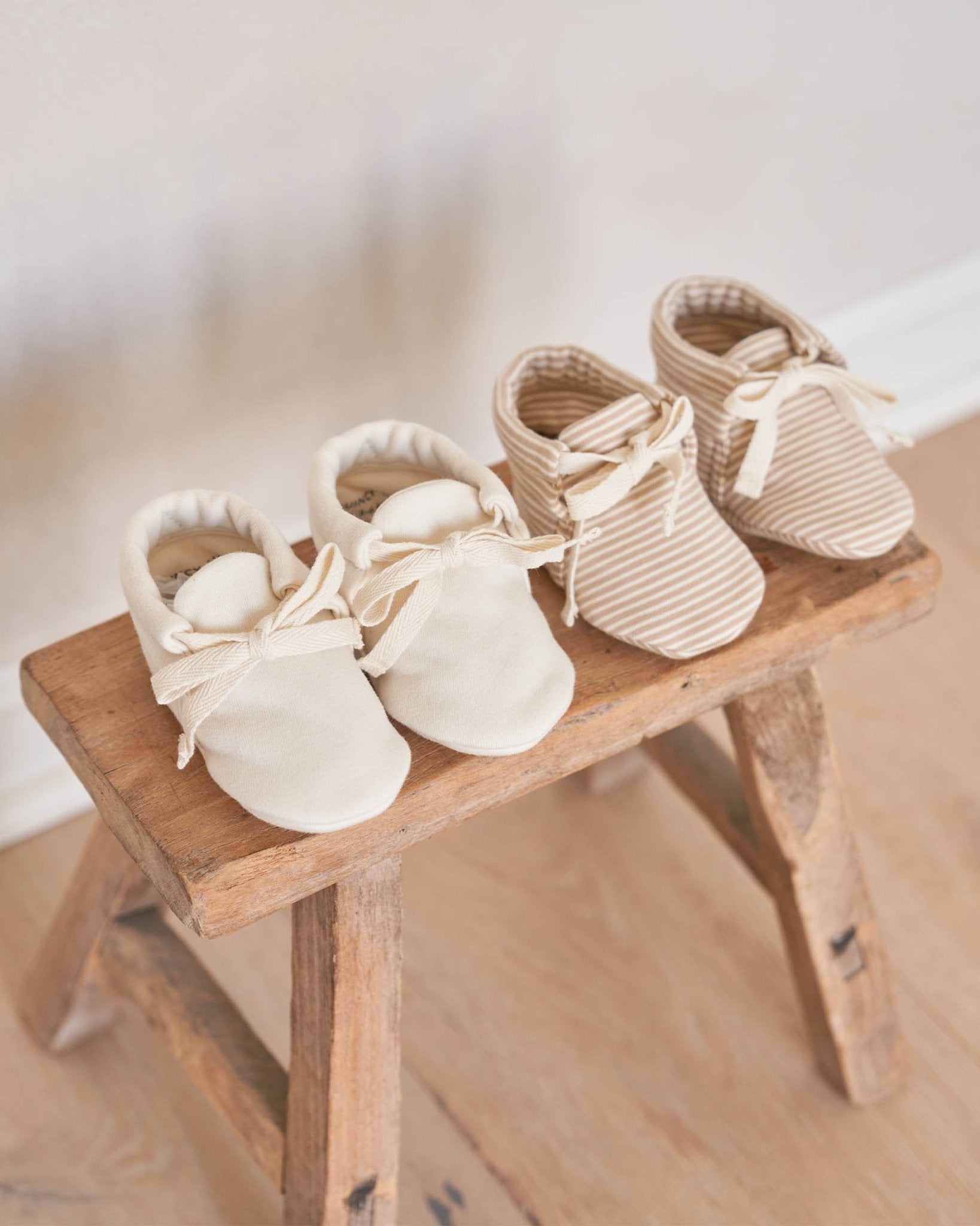 Baby Booties || Ivory - Rylee + Cru Canada