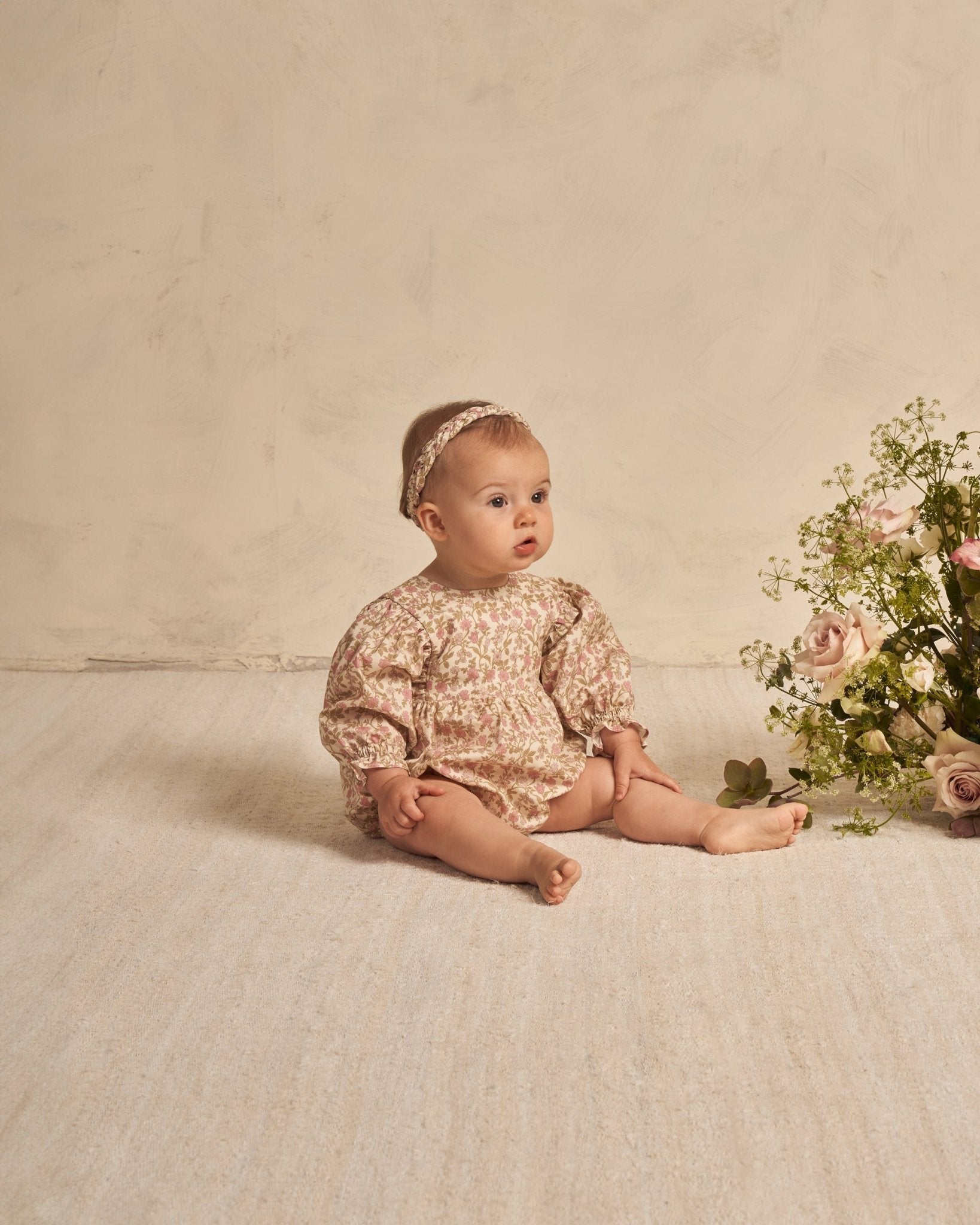 Baby Headband || Rose, Wildflowers - Rylee + Cru Canada