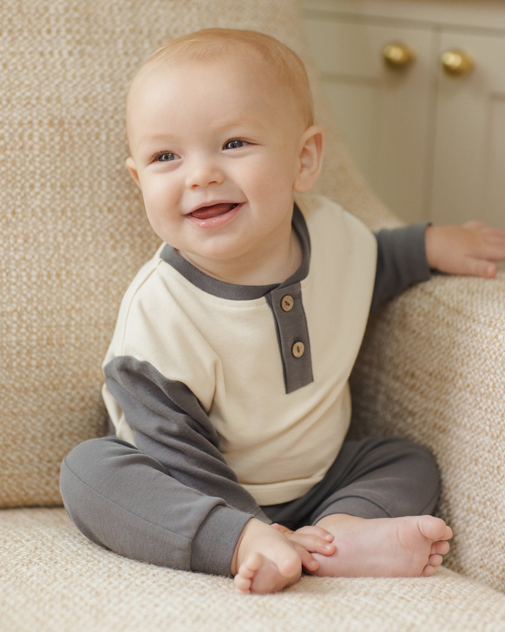 Baby Pant Set || Indigo, Ivory - Rylee + Cru Canada