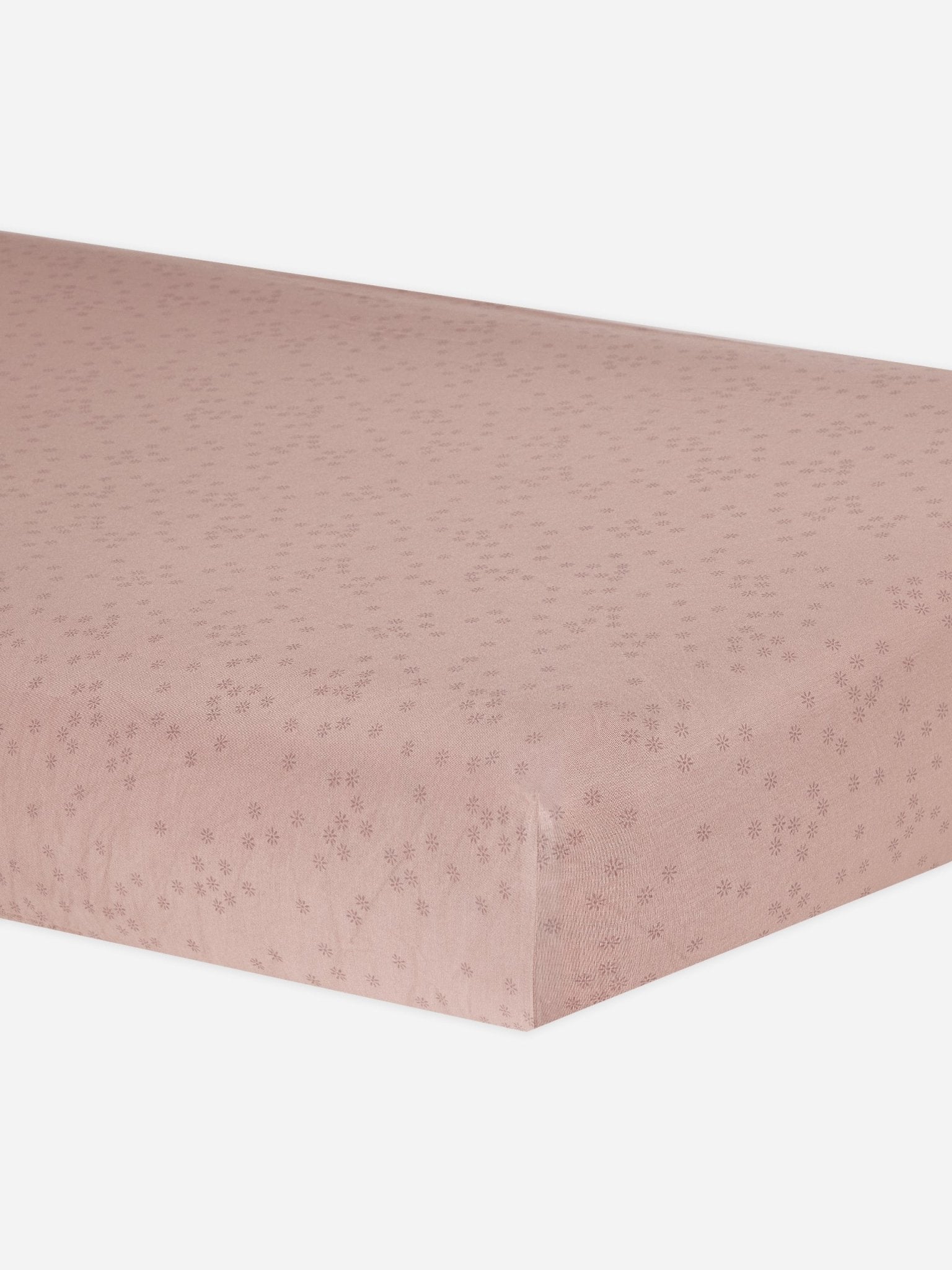 Bamboo Crib Sheet || Mauve Bloom - Rylee + Cru Canada